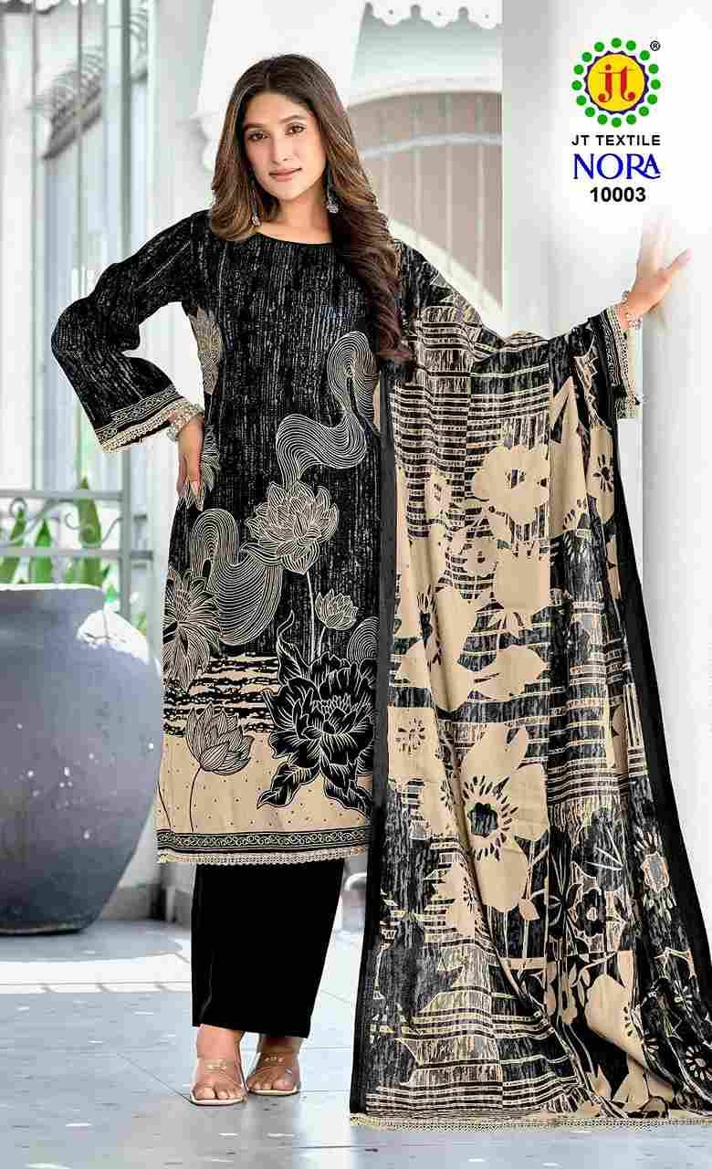 Nora Vol-10 By JT 10001 To 10005 Series Beautiful Festive Suits Colorful Stylish Fancy Casual Wear & Ethnic Wear Rayon Dresses At Wholesale Price