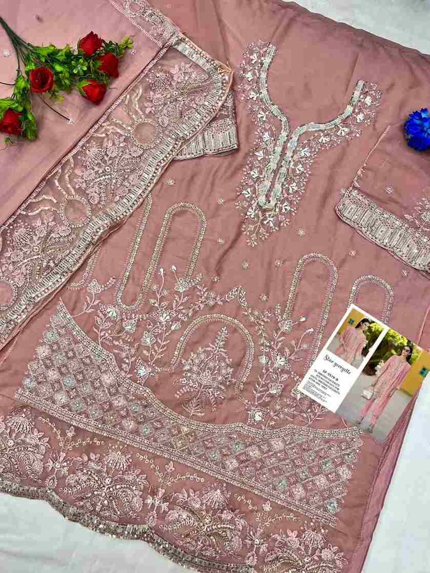 Shree Fabs Hit Design SF-5519 Colours By Shree Fabs SF-5519-A To SF-5519-D Series Beautiful Stylish Pakistani Suits Fancy Colorful Casual Wear & Ethnic Wear & Ready To Wear Georgette Embroidery Dresses At Wholesale Price