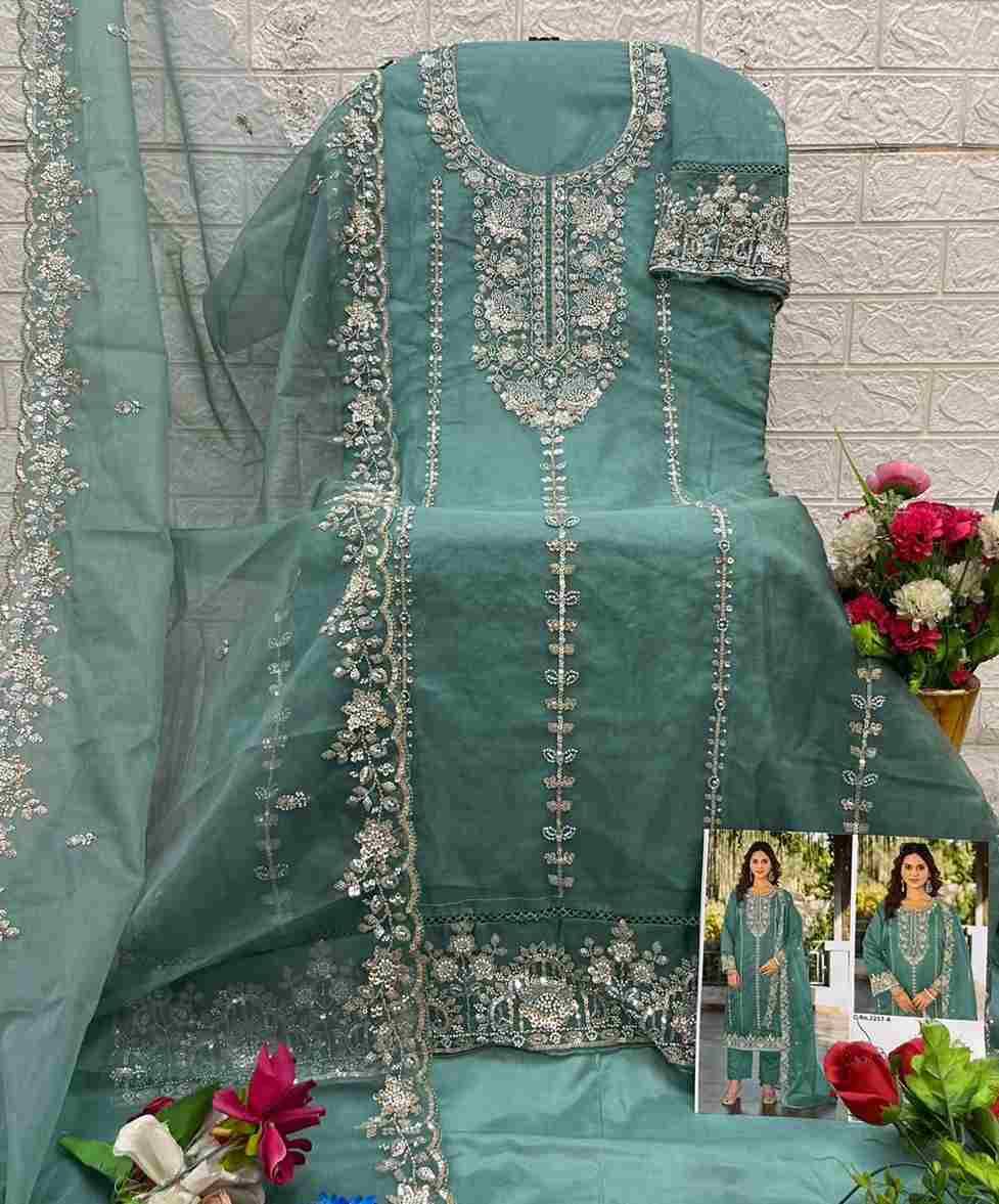 Deepsy Hit Design 2257 Colours By Deepsy Suits 2257-A To 2257-D Series Pakistani Stylish Beautiful Colourful Printed & Embroidered Party Wear & Occasional Wear Organza Dresses At Wholesale Price