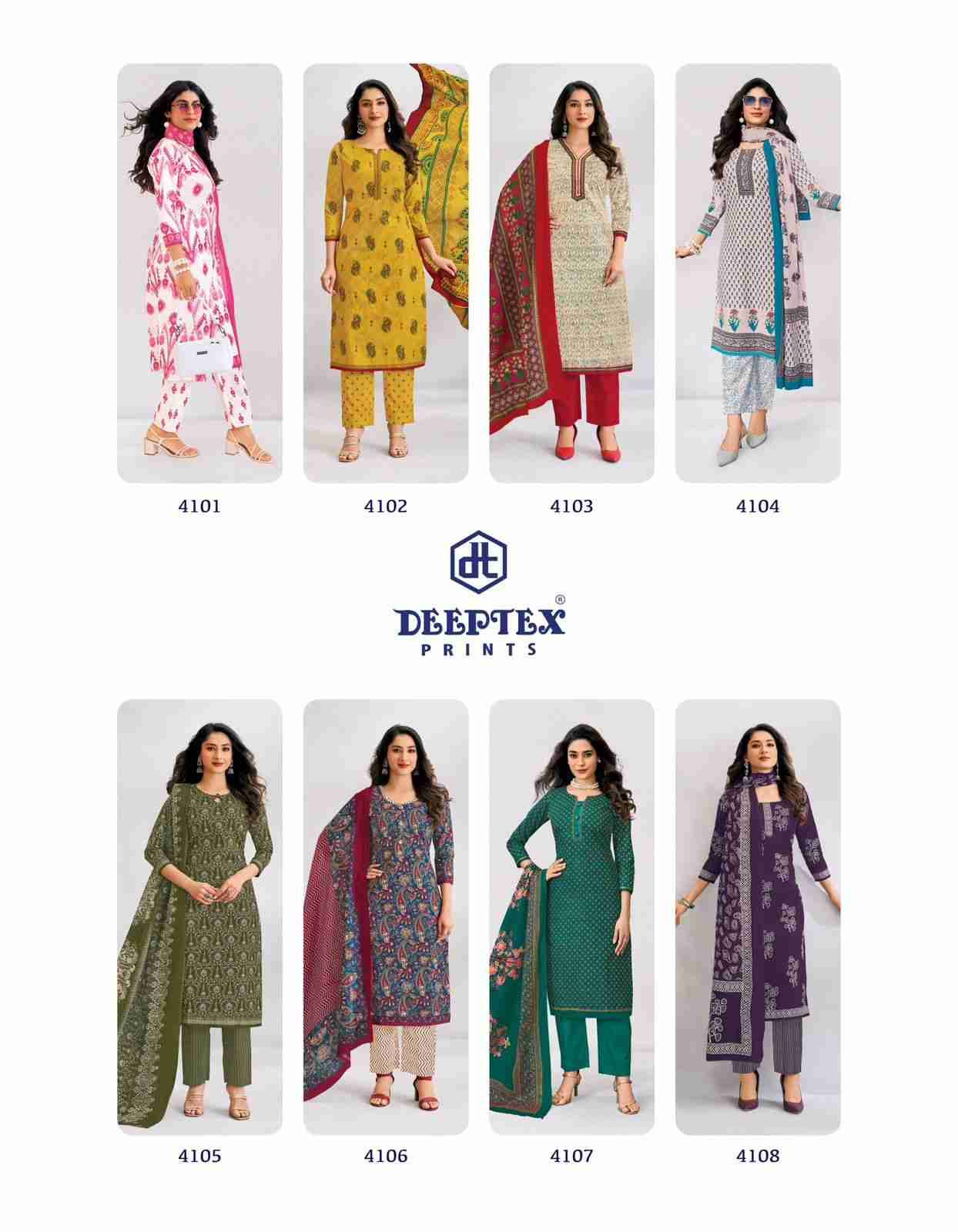 Chief Guest Vol-41 By Deeptex Prints 4101 To 4115 Series Beautiful Suits Colorful Stylish Fancy Casual Wear & Ethnic Wear Cotton Print Dresses At Wholesale Price