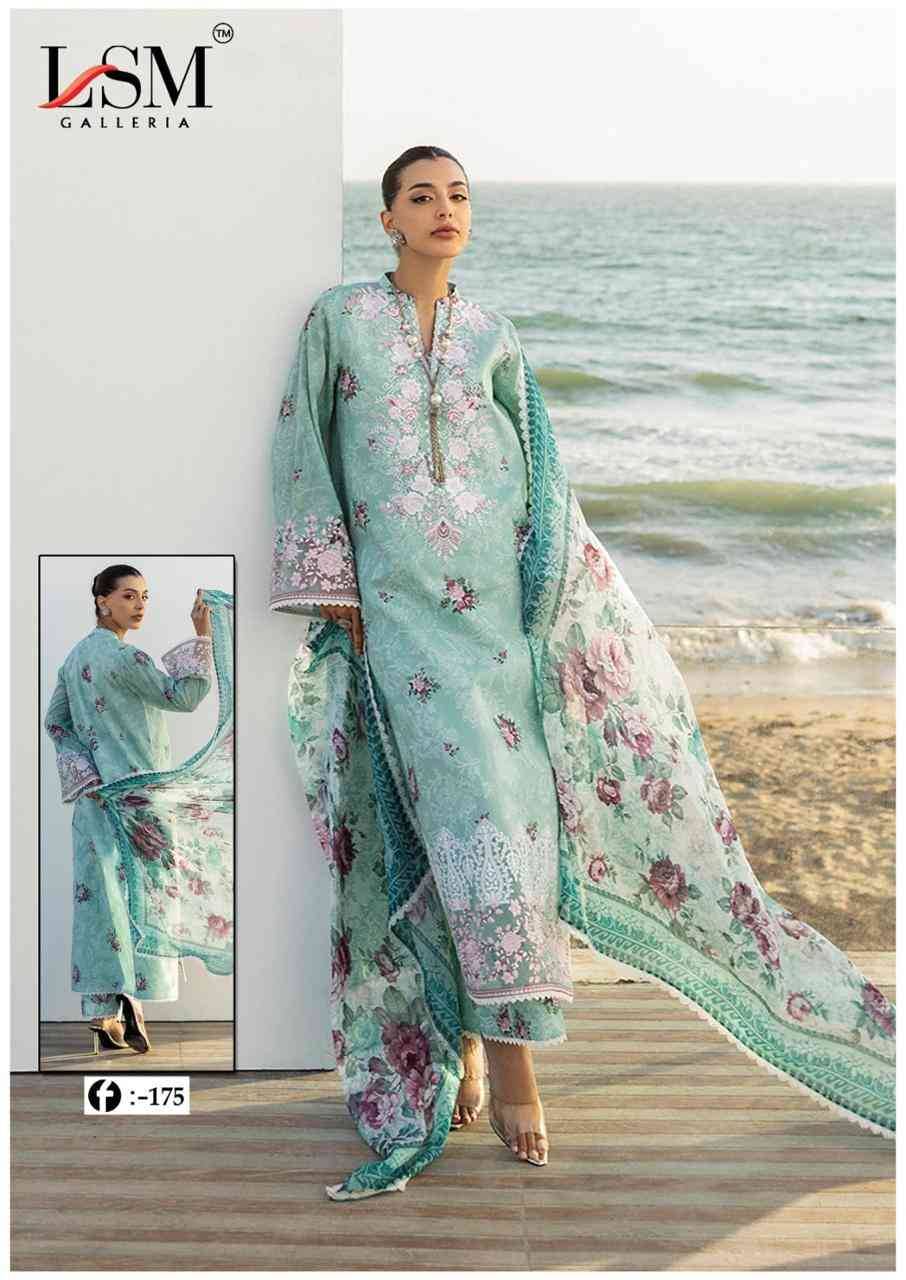 Firdous Queen Vol-17 By Lsm Galleria 171 To 176 Series Beautiful Stylish Festive Suits Fancy Colorful Casual Wear & Ethnic Wear & Ready To Wear Pure Lawn Print Dresses At Wholesale Price