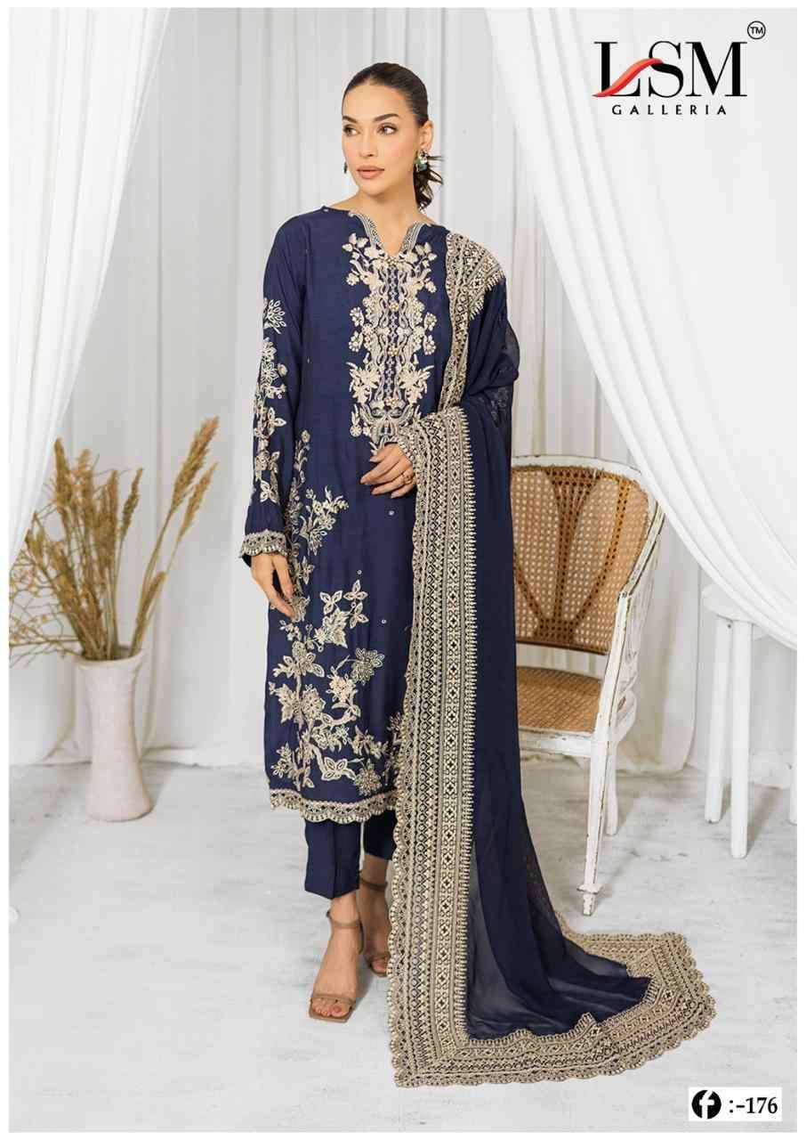 Firdous Queen Vol-17 By Lsm Galleria 171 To 176 Series Beautiful Stylish Festive Suits Fancy Colorful Casual Wear & Ethnic Wear & Ready To Wear Pure Lawn Print Dresses At Wholesale Price