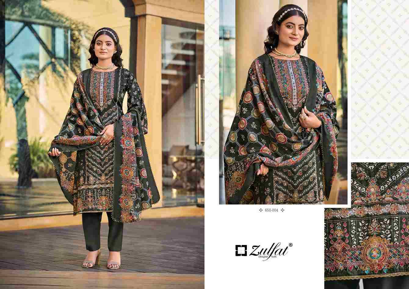 Sangini Vol-7 By Zulfat 650-001 To 650-006 Series Beautiful Festive Suits Stylish Fancy Colorful Casual Wear & Ethnic Wear Pure Jam Cotton Print Dresses At Wholesale Price