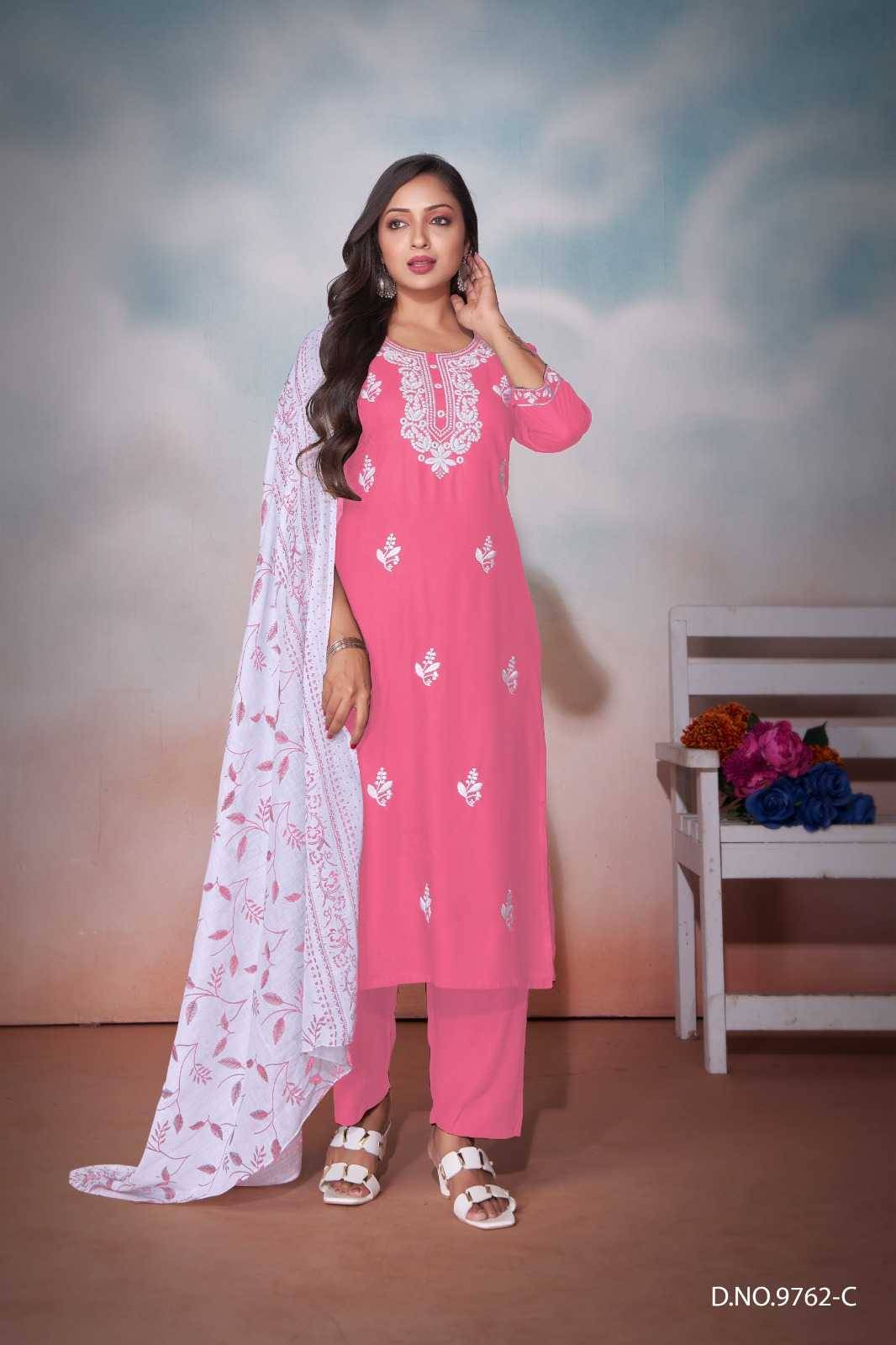 Label Khoj 9762 Colours By Label Khoj Beautiful Festive Suits Stylish Fancy Colorful Casual Wear & Ethnic Wear Rayon Dresses At Wholesale Price