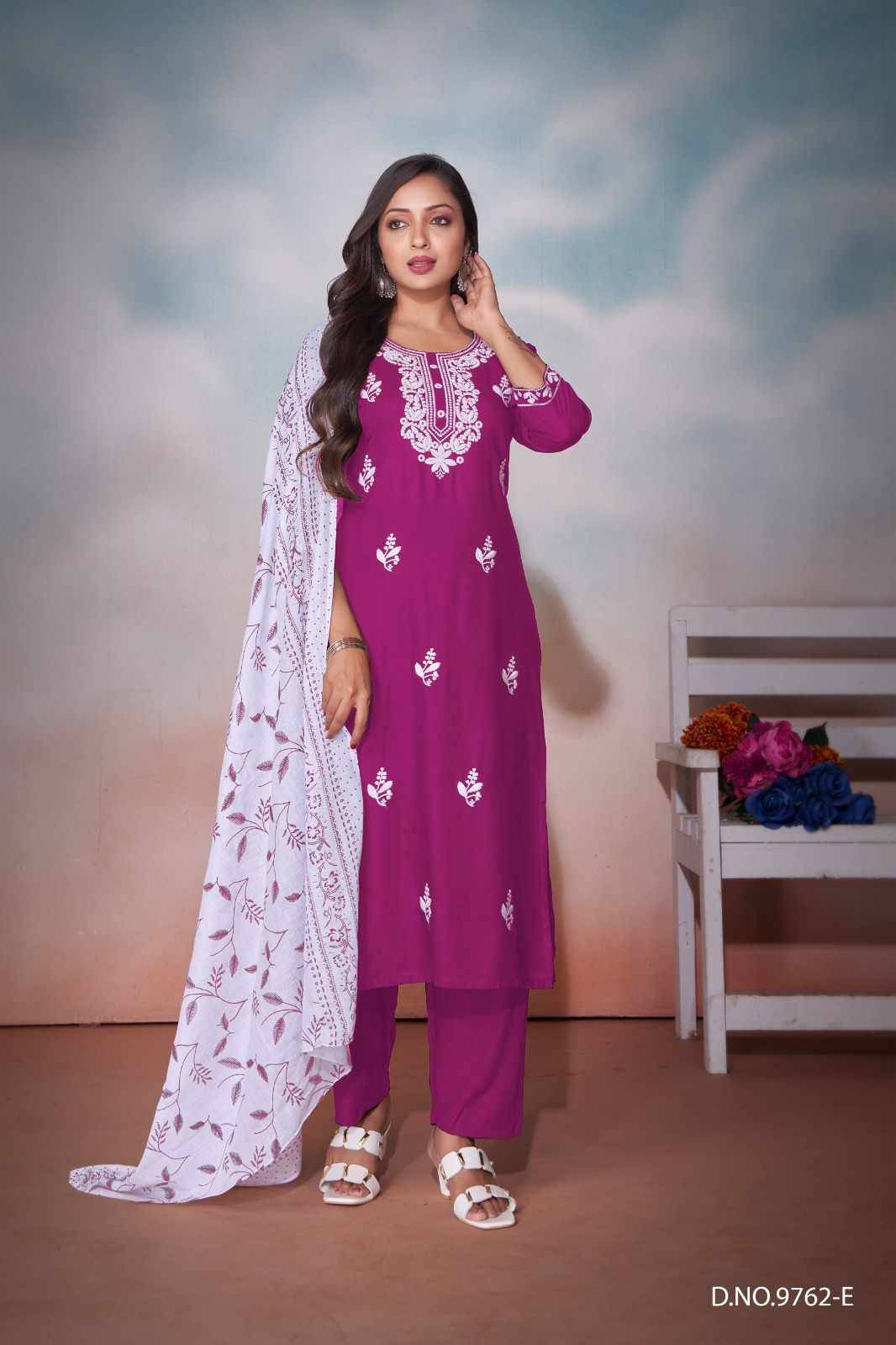 Label Khoj 9762 Colours By Label Khoj Beautiful Festive Suits Stylish Fancy Colorful Casual Wear & Ethnic Wear Rayon Dresses At Wholesale Price