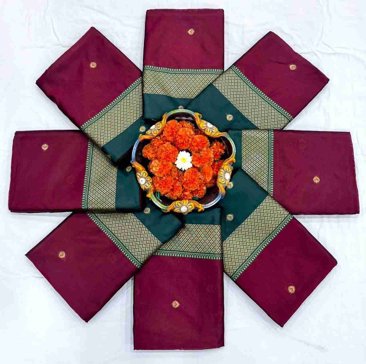 Kp-6059 By Fashid Wholesale Indian Traditional Wear Collection Beautiful Stylish Fancy Colorful Party Wear & Occasional Wear Soft Lichi Silk Sarees At Wholesale Price