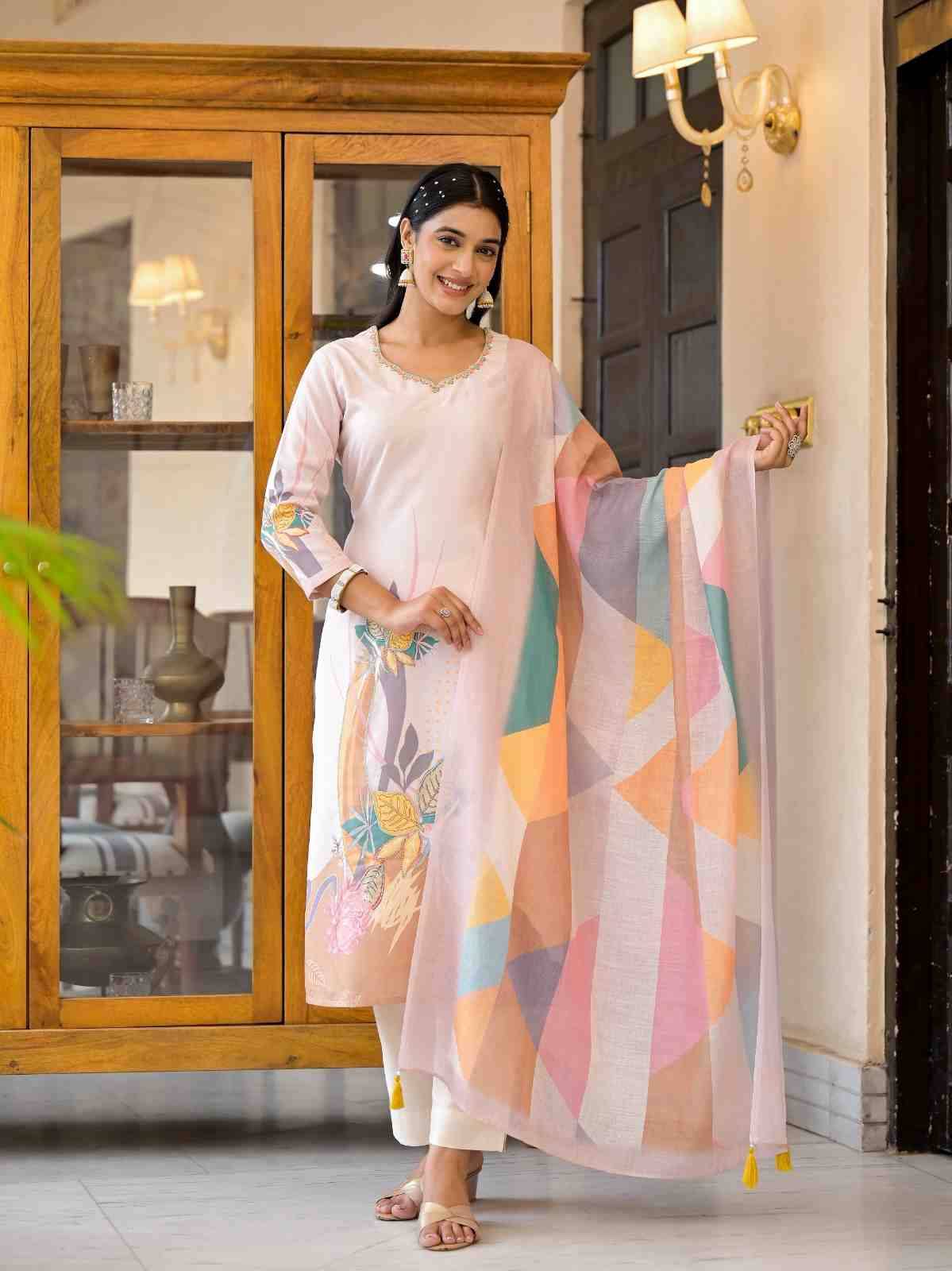 Label Khoj 9784 Colours By Label Khoj 9784-A To 9784-B Series Beautiful Festive Suits Stylish Fancy Colorful Casual Wear & Ethnic Wear Linen Dresses At Wholesale Price