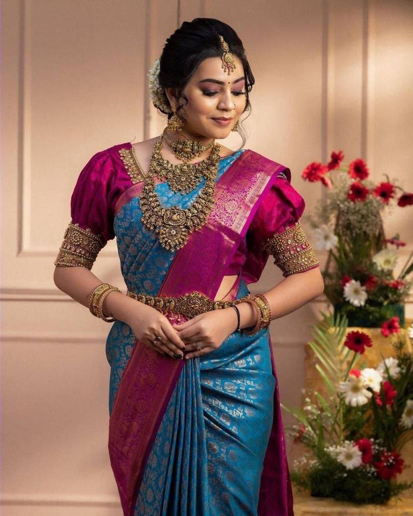 Kp-4081 By Fashid Wholesale Indian Traditional Wear Collection Beautiful Stylish Fancy Colorful Party Wear & Occasional Wear Soft Lichi Silk Sarees At Wholesale Price