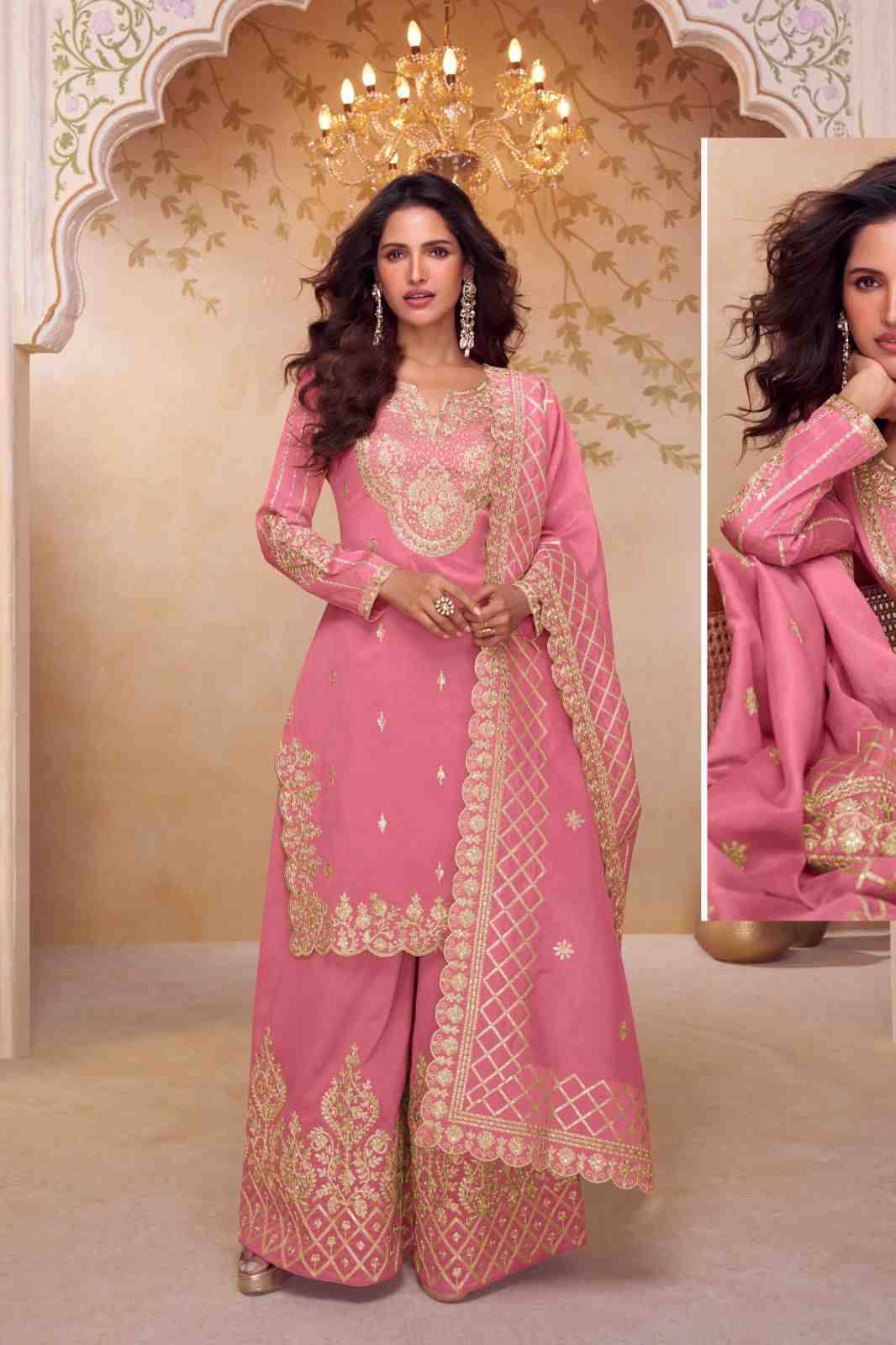 Kajri By Gulkayra Designer 7636-A To 7636-C Series Beautiful Sharara Suits Colorful Stylish Fancy Casual Wear & Ethnic Wear Silk Dresses At Wholesale Price