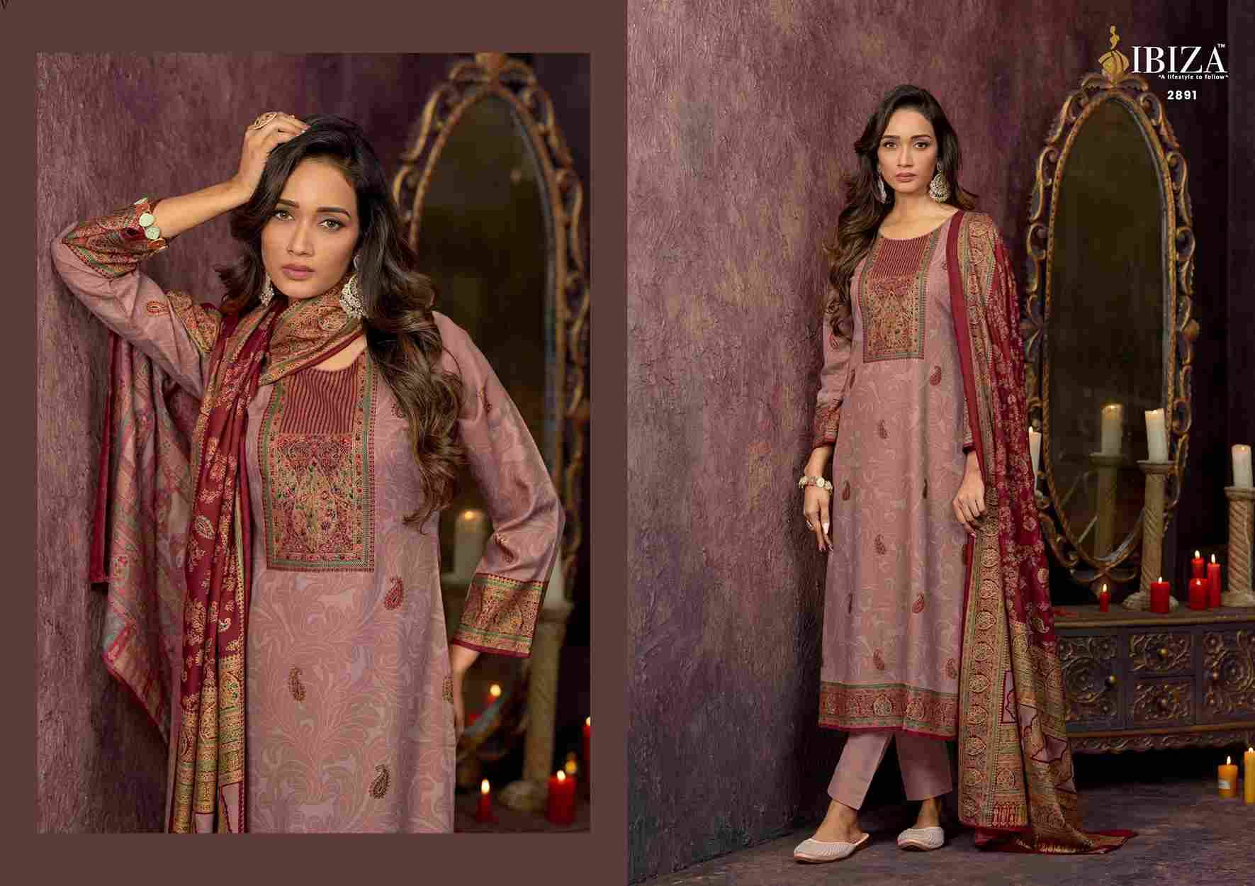 Berluti By Ibiza 2891 To 2894 Series Beautiful Festive Suits Colorful Stylish Fancy Casual Wear & Ethnic Wear Pure Viscose Pashmina Dresses At Wholesale Price