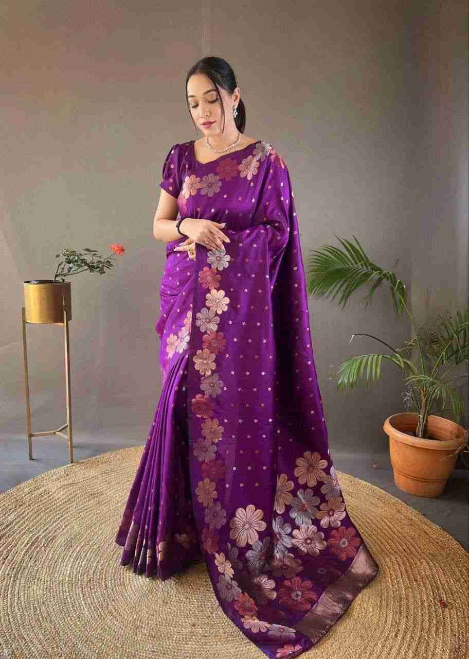 Kp-6003 By Fashid Wholesale 01 To 06 Series Indian Traditional Wear Collection Beautiful Stylish Fancy Colorful Party Wear & Occasional Wear Soft Lichi Silk Sarees At Wholesale Price