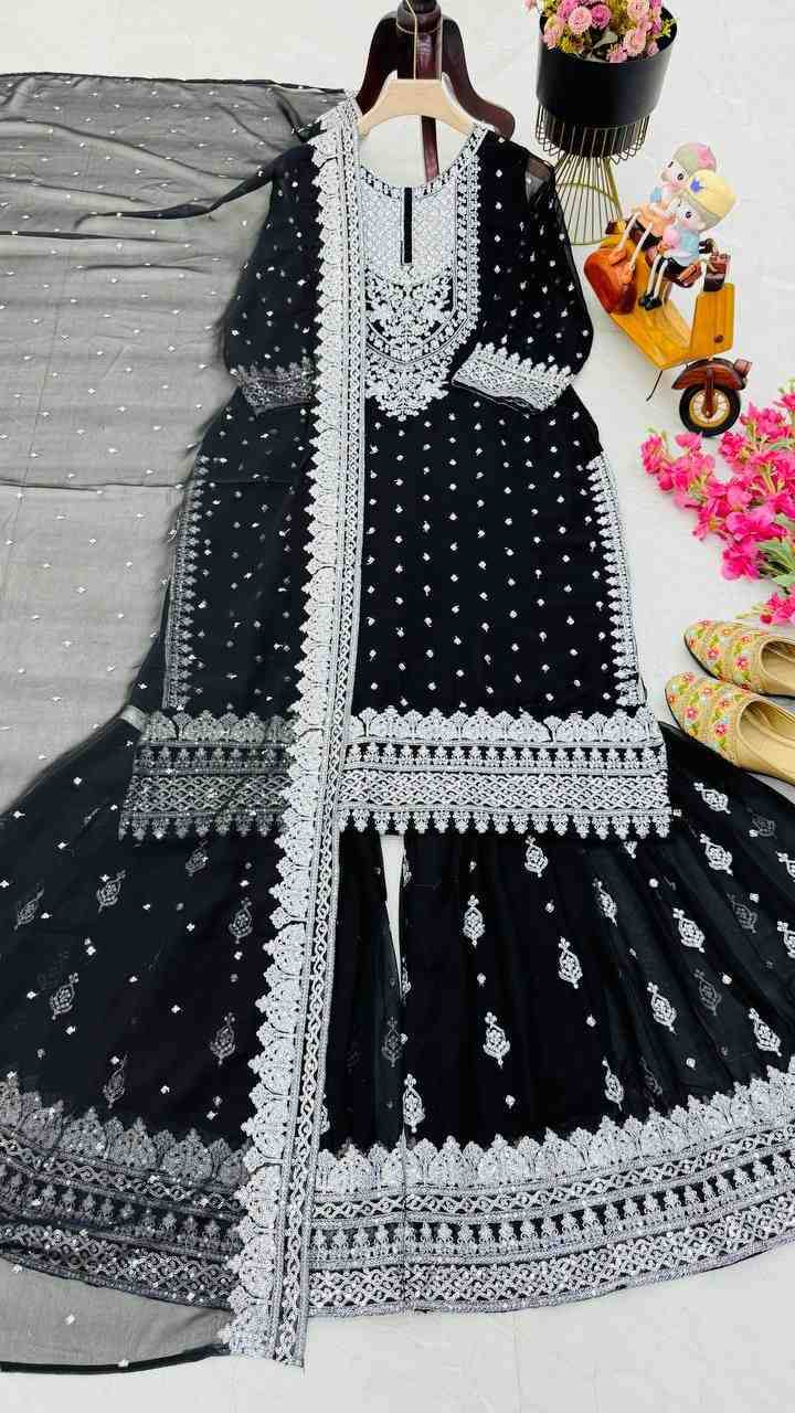 Zf-5041 By Fashid Wholesale Beautiful Colorful Fancy Wedding Collection Occasional Wear & Party Wear Faux Georgette Dresses At Wholesale Price