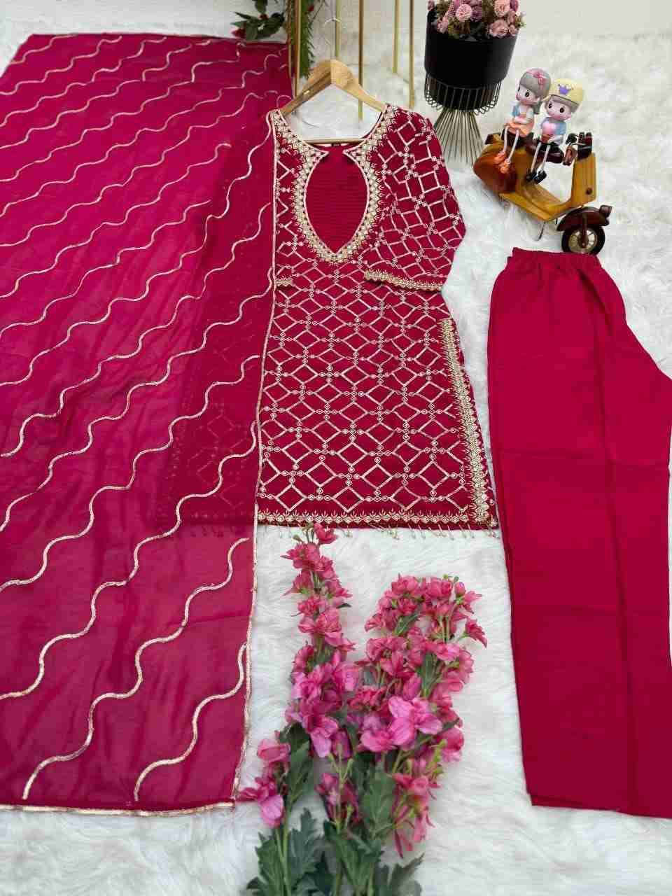 Zf-5035 By Fashid Wholesale Beautiful Colorful Fancy Wedding Collection Occasional Wear & Party Wear Faux Georgette Dresses At Wholesale Price