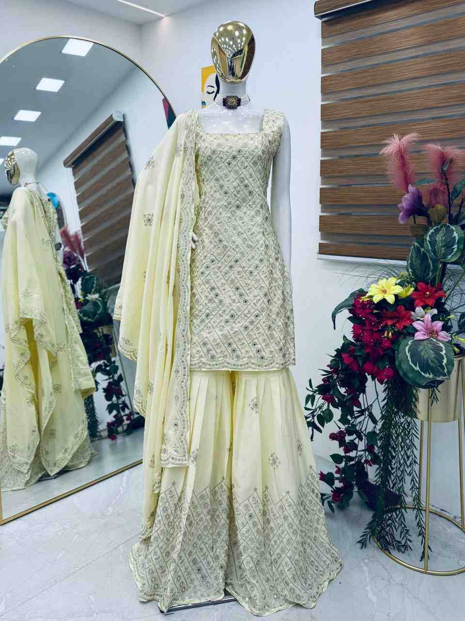 Zd-10007 By Fashid Wholesale Beautiful Colorful Fancy Wedding Collection Occasional Wear & Party Wear Natural Crepe Dresses At Wholesale Price