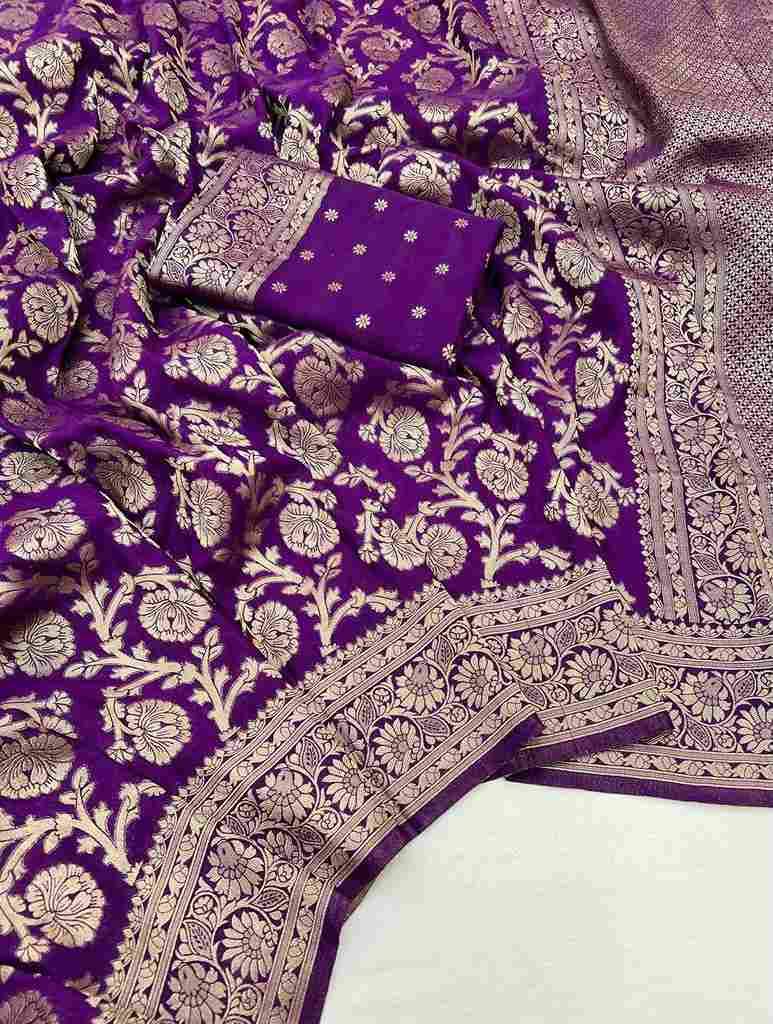 Sb-806 By Fashid Wholesale 01 To 06 Series Indian Traditional Wear Collection Beautiful Stylish Fancy Colorful Party Wear & Occasional Wear Pure Soft Khadi Georgette Silk Sarees At Wholesale Price