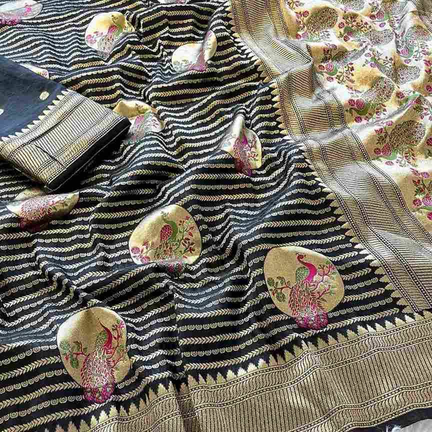 Sb-949 By Fashid Wholesale 01 To 08 Series Indian Traditional Wear Collection Beautiful Stylish Fancy Colorful Party Wear & Occasional Wear Pure Khadi Crepe Silk Sarees At Wholesale Price