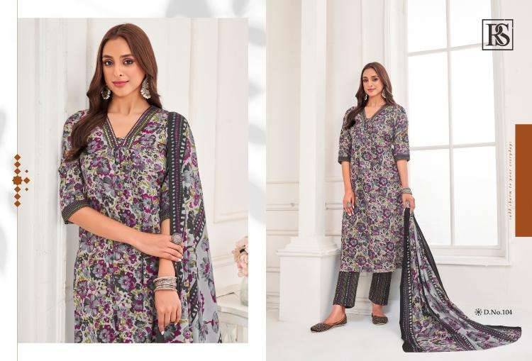 Urvashi By Rangi Sangi 101 To 106 Series Beautiful Festive Suits Stylish Fancy Colorful Casual Wear & Ethnic Wear Pure Cotton Dresses At Wholesale Price