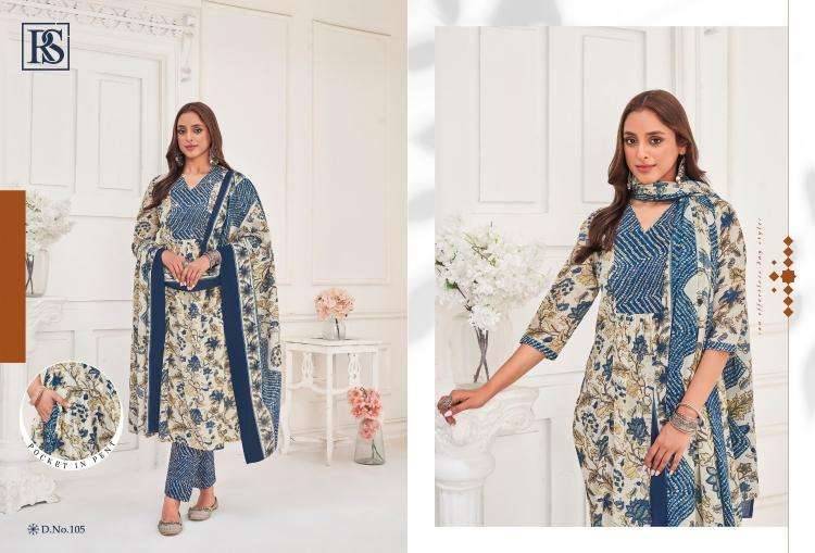 Urvashi By Rangi Sangi 101 To 106 Series Beautiful Festive Suits Stylish Fancy Colorful Casual Wear & Ethnic Wear Pure Cotton Dresses At Wholesale Price