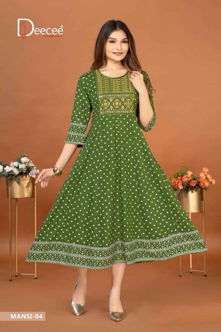 Mansi By Dee Cee 01 To 06 Series Designer Stylish Fancy Colorful Beautiful Party Wear & Ethnic Wear Collection Heavy Rayon Gowns At Wholesale Price