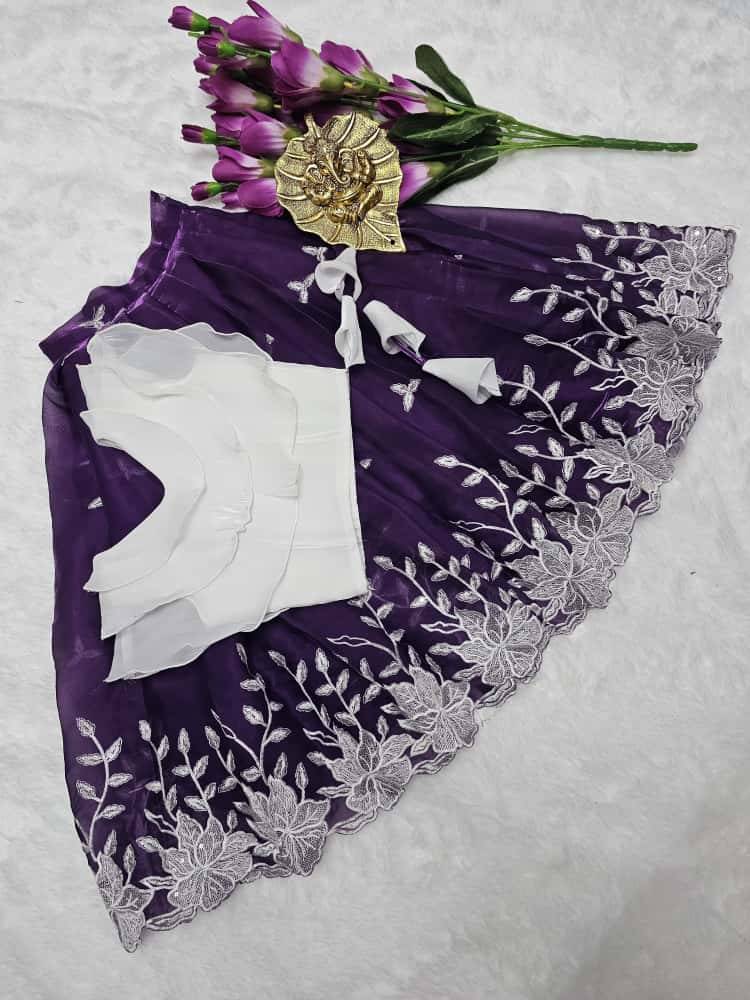 Pv-Kids Lehenga Vol-23 By Fashid Wholesale 01 To 02 Series Designer Beautiful Collection Occasional Wear & Party Wear Heavy Paithani Silk Lehenga At Wholesale Price