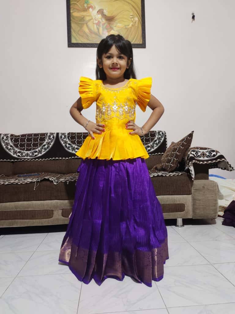 Pv-Kids Lehenga Vol-24 By Fashid Wholesale 01 To 07 Series Designer Beautiful Collection Occasional Wear & Party Wear Heavy Silk Lehenga At Wholesale Price