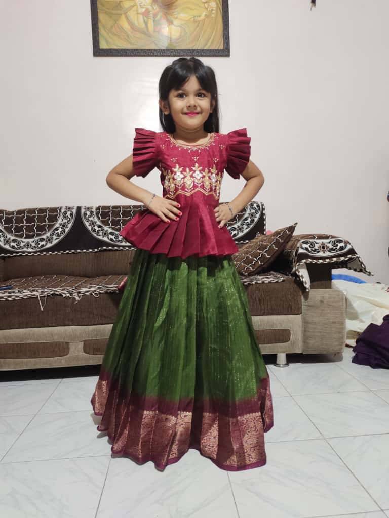 Pv-Kids Lehenga Vol-24 By Fashid Wholesale 01 To 07 Series Designer Beautiful Collection Occasional Wear & Party Wear Heavy Silk Lehenga At Wholesale Price