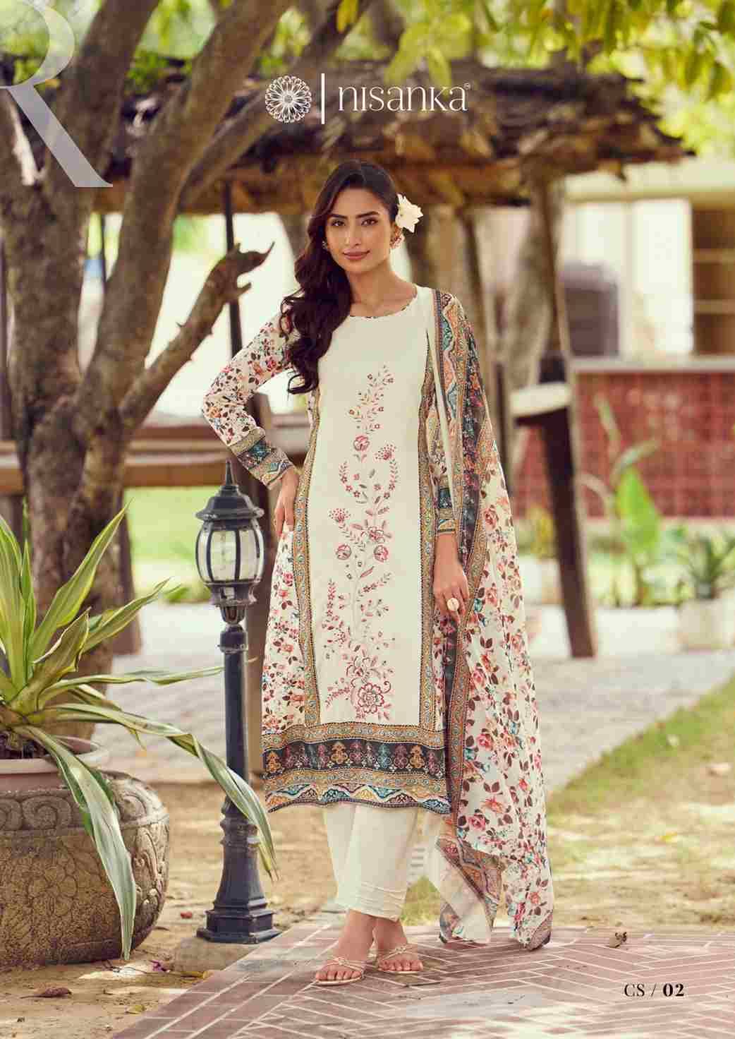 Cashmere Vol-3 By Nisanka 01 To 06 Series Wholesale Designer Festive Suits Collection Beautiful Stylish Fancy Colorful Party Wear & Occasional Wear Pure Viscose Lawn Print Dresses At Wholesale Price