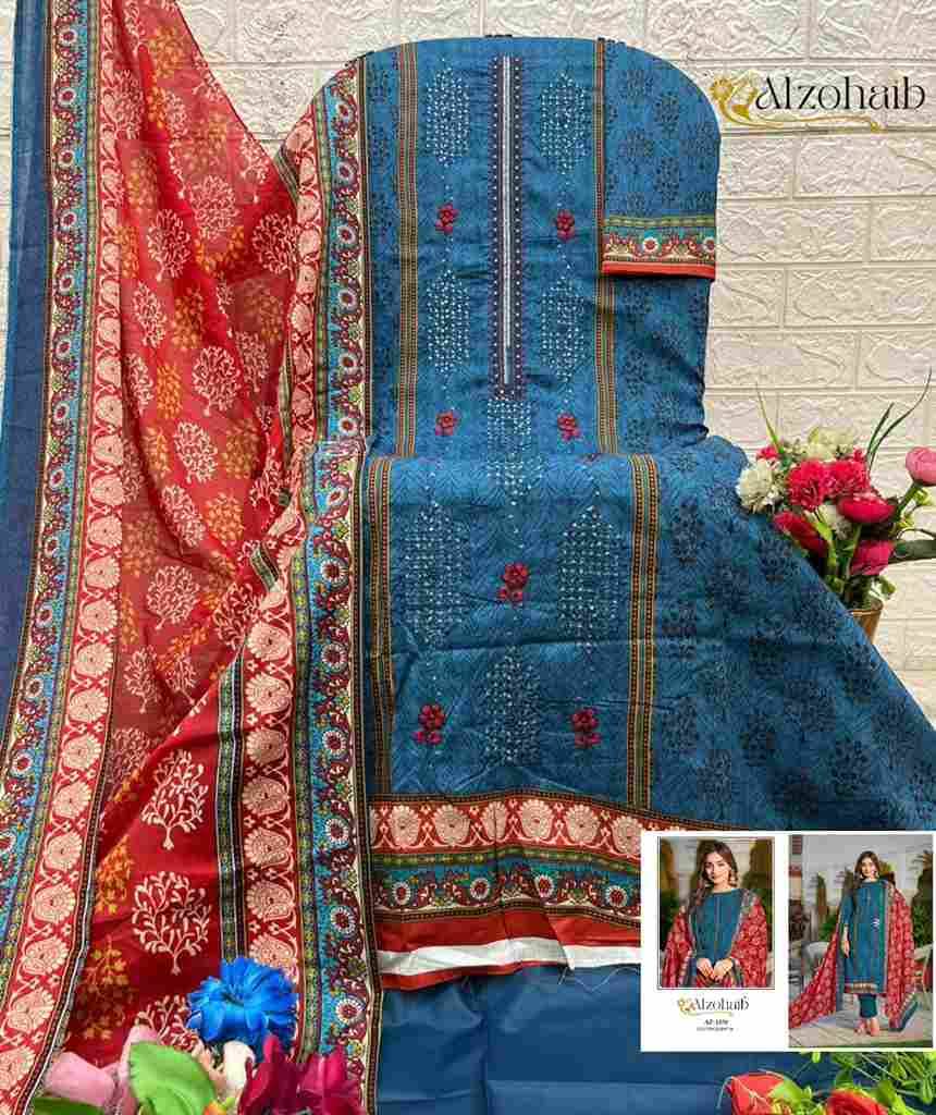 Asmaa By Alzohaib 1370 To 1373 Series Beautiful Pakistani Suits Stylish Fancy Colorful Party Wear & Occasional Wear Pure Cotton Print Dresses At Wholesale Price