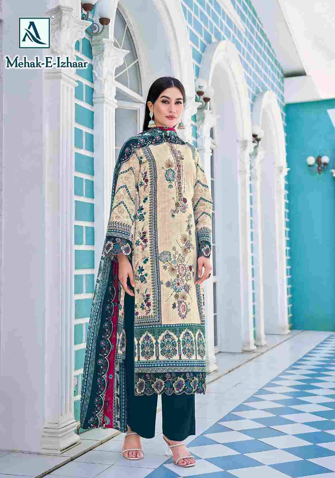 Mahek-E-Izhaar By Alok Suit 2116-921-01 To 2116-921-08 Series Beautiful Festive Suits Stylish Fancy Colorful Casual Wear & Ethnic Wear Pure Cambric Cotton Print Dresses At Wholesale Price