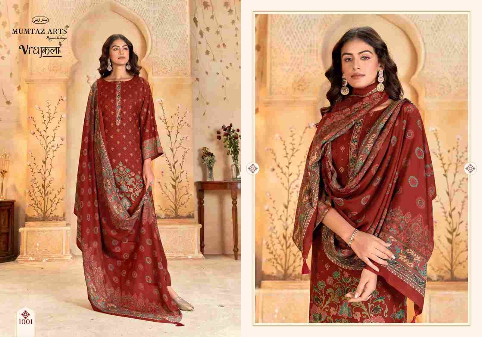 Kimkhaab By Mumtaz Arts 1001 To 1004 Series Beautiful Festive Suits Stylish Fancy Colorful Casual Wear & Ethnic Wear Pure Viscose Pashmina Print Dresses At Wholesale Price