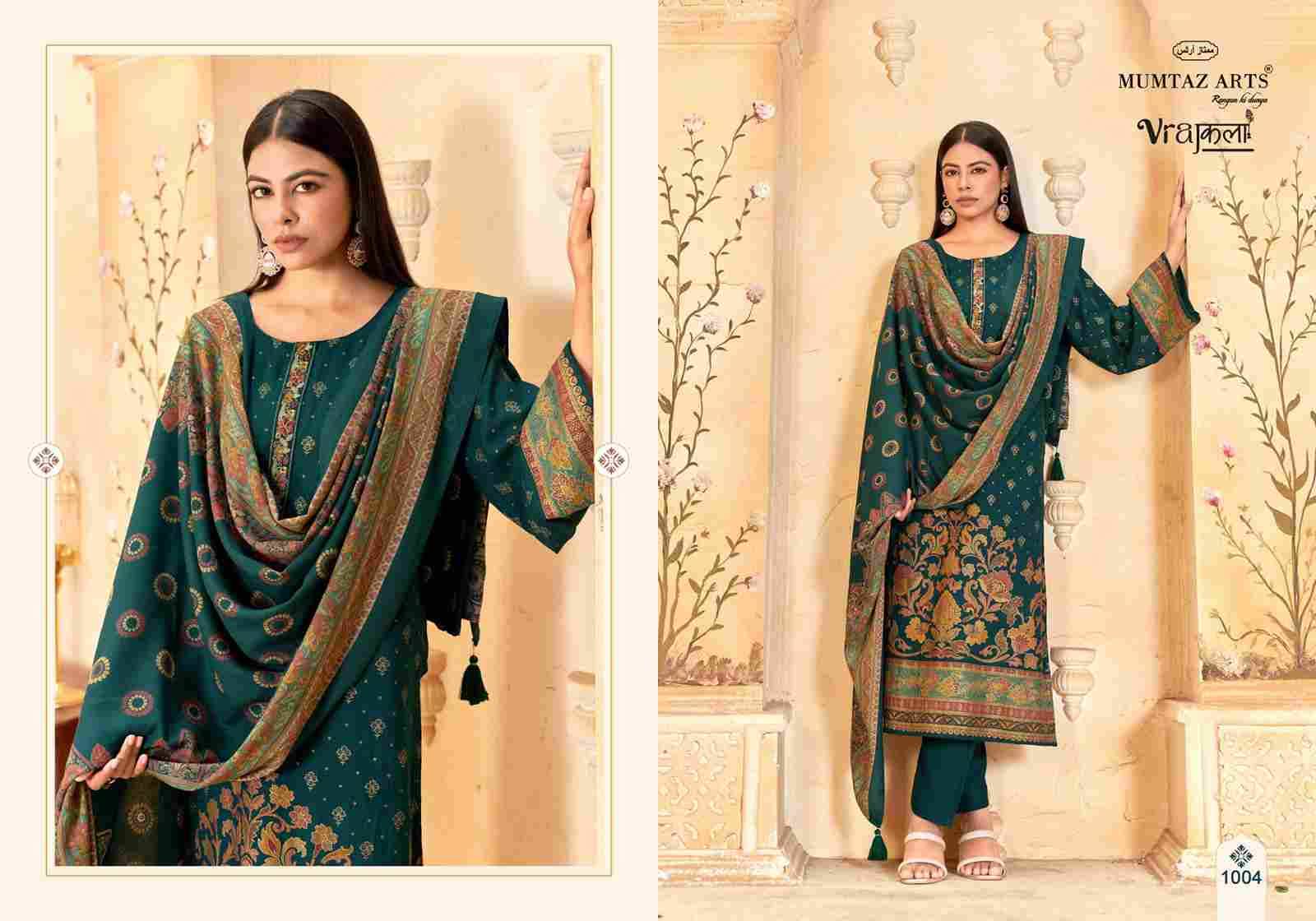 Kimkhaab By Mumtaz Arts 1001 To 1004 Series Beautiful Festive Suits Stylish Fancy Colorful Casual Wear & Ethnic Wear Pure Viscose Pashmina Print Dresses At Wholesale Price