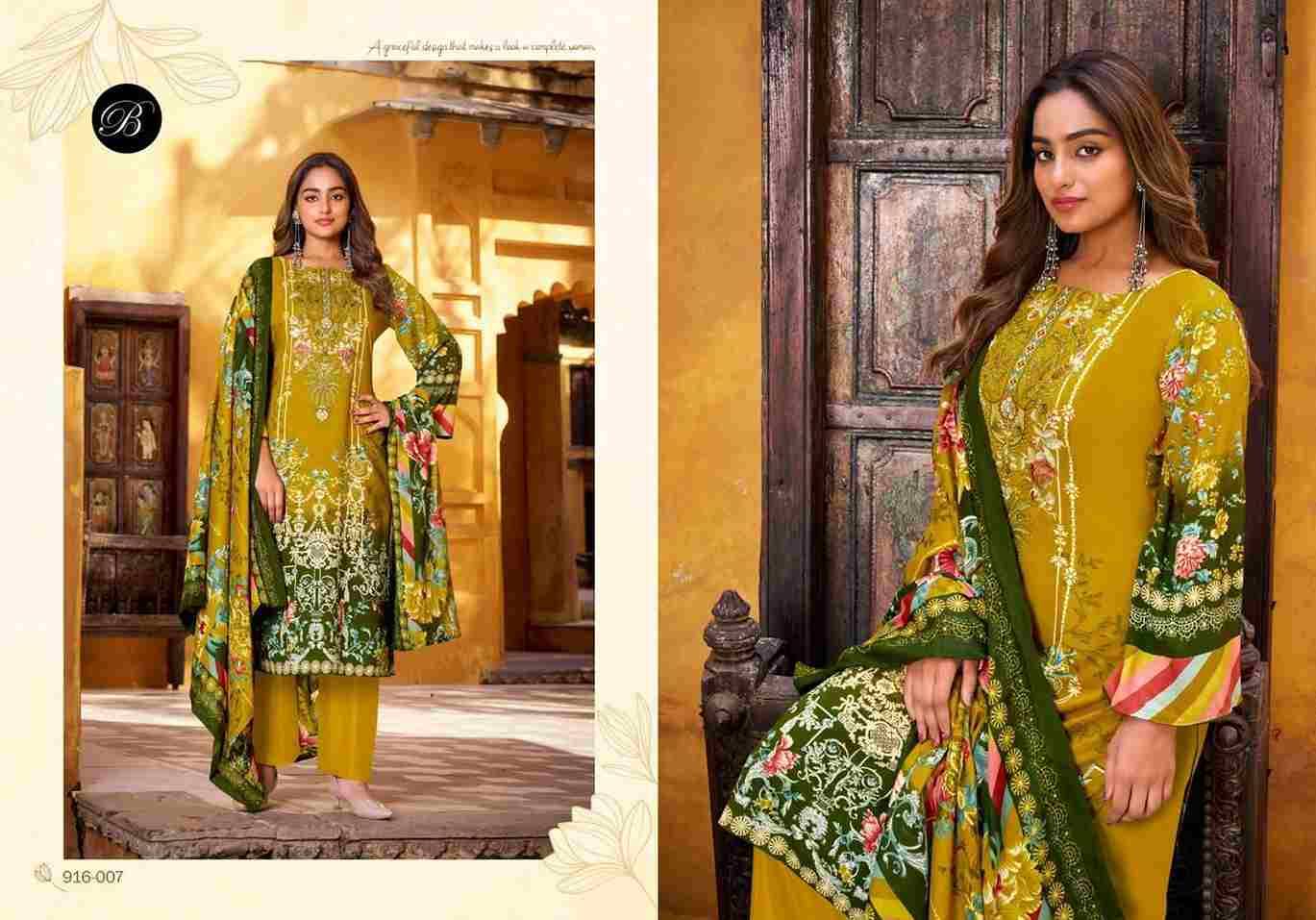Naira Vol-123 By Belliza 916-001 To 916-008 Series Beautiful Festive Suits Stylish Fancy Colorful Casual Wear & Ethnic Wear Pure Cotton Print Dresses At Wholesale Price