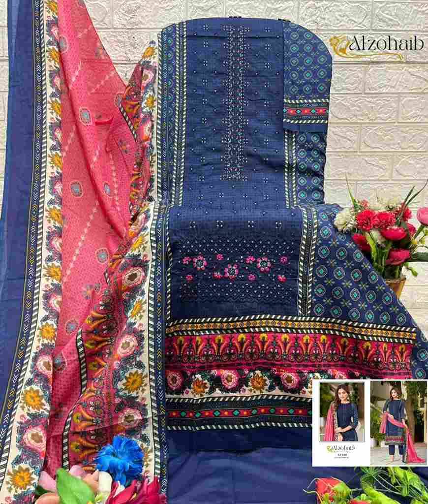 Haseena By Alzohaib 1378 To 1381 Series Beautiful Pakistani Suits Stylish Fancy Colorful Party Wear & Occasional Wear Pure Cotton Print Dresses At Wholesale Price
