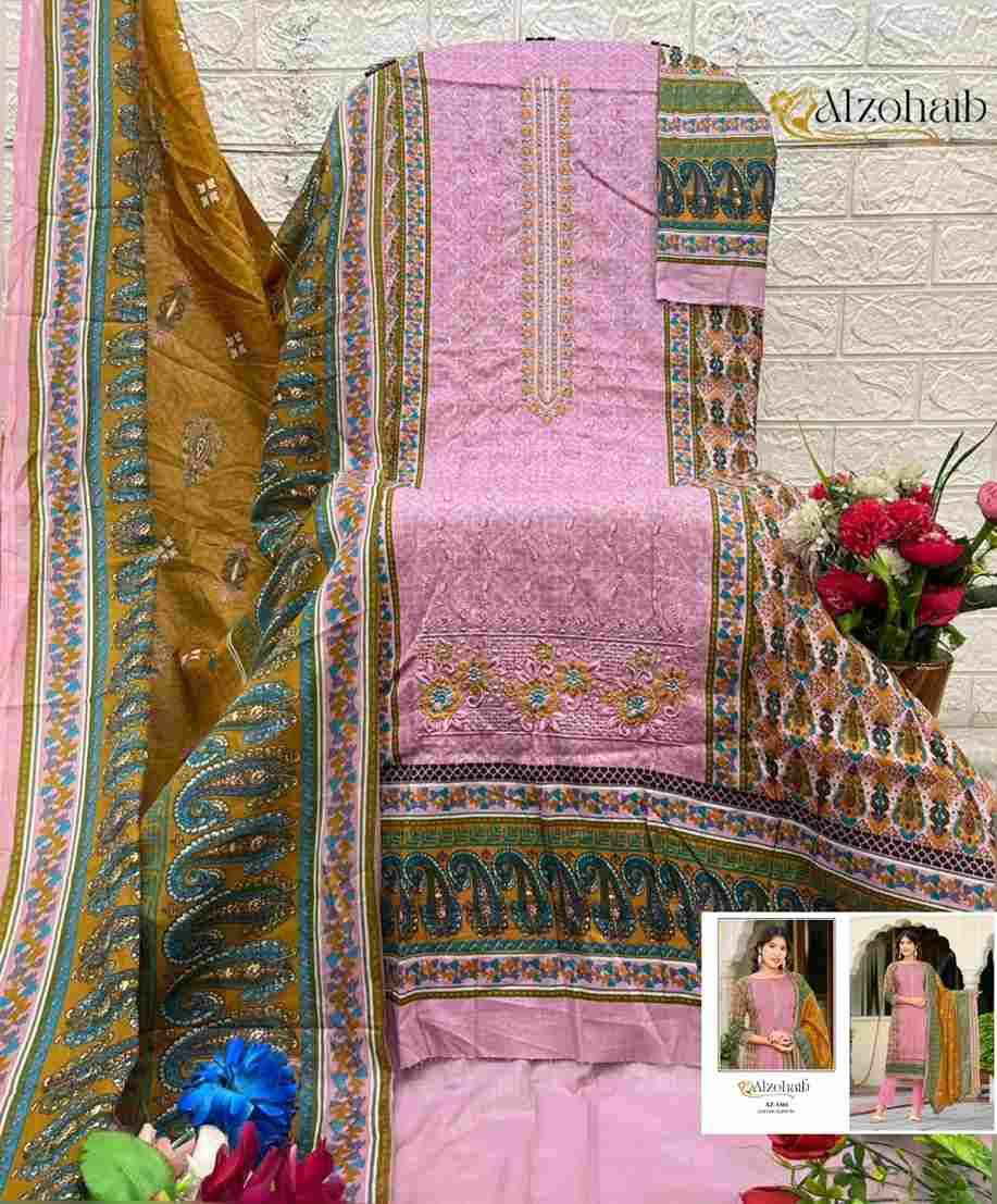 Haseena By Alzohaib 1378 To 1381 Series Beautiful Pakistani Suits Stylish Fancy Colorful Party Wear & Occasional Wear Pure Cotton Print Dresses At Wholesale Price