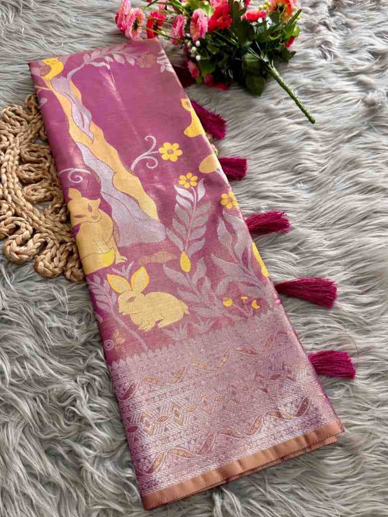 Vv-57 By Fashid Wholesale 01 To 08 Series Indian Traditional Wear Collection Beautiful Stylish Fancy Colorful Party Wear & Occasional Wear Tissue Silk Sarees At Wholesale Price