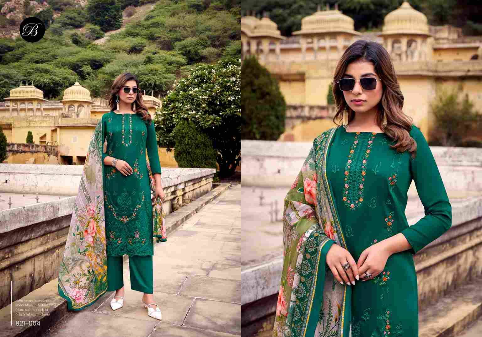 Zarqash Vol-12 By Belliza 921-001 To 921-006 Series Beautiful Festive Suits Stylish Fancy Colorful Casual Wear & Ethnic Wear Pure Jam Dresses At Wholesale Price