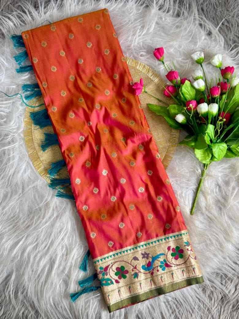 Vv-58 By Fashid Wholesale 01 To 08 Series Indian Traditional Wear Collection Beautiful Stylish Fancy Colorful Party Wear & Occasional Wear Paithani Silk Sarees At Wholesale Price