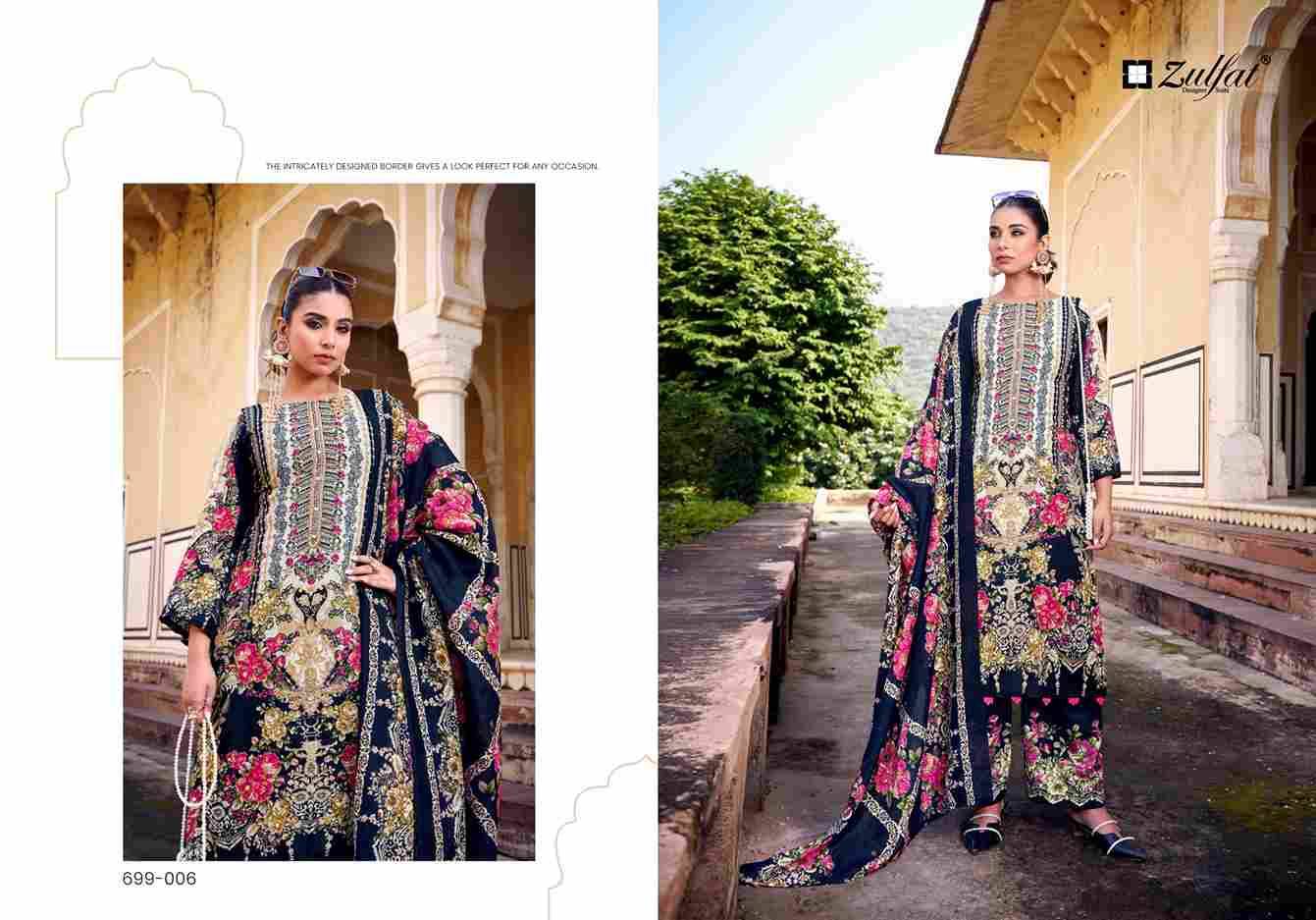 Shaheena By Zulfat 699-001 To 699-008 Series Beautiful Festive Suits Colorful Stylish Fancy Casual Wear & Ethnic Wear Pure Rayon With Embroidered Dresses At Wholesale Price