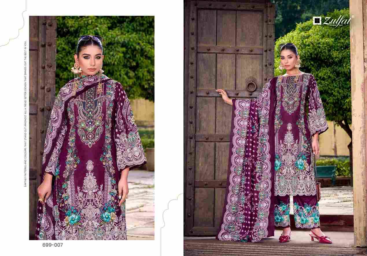 Shaheena By Zulfat 699-001 To 699-008 Series Beautiful Festive Suits Colorful Stylish Fancy Casual Wear & Ethnic Wear Pure Rayon With Embroidered Dresses At Wholesale Price