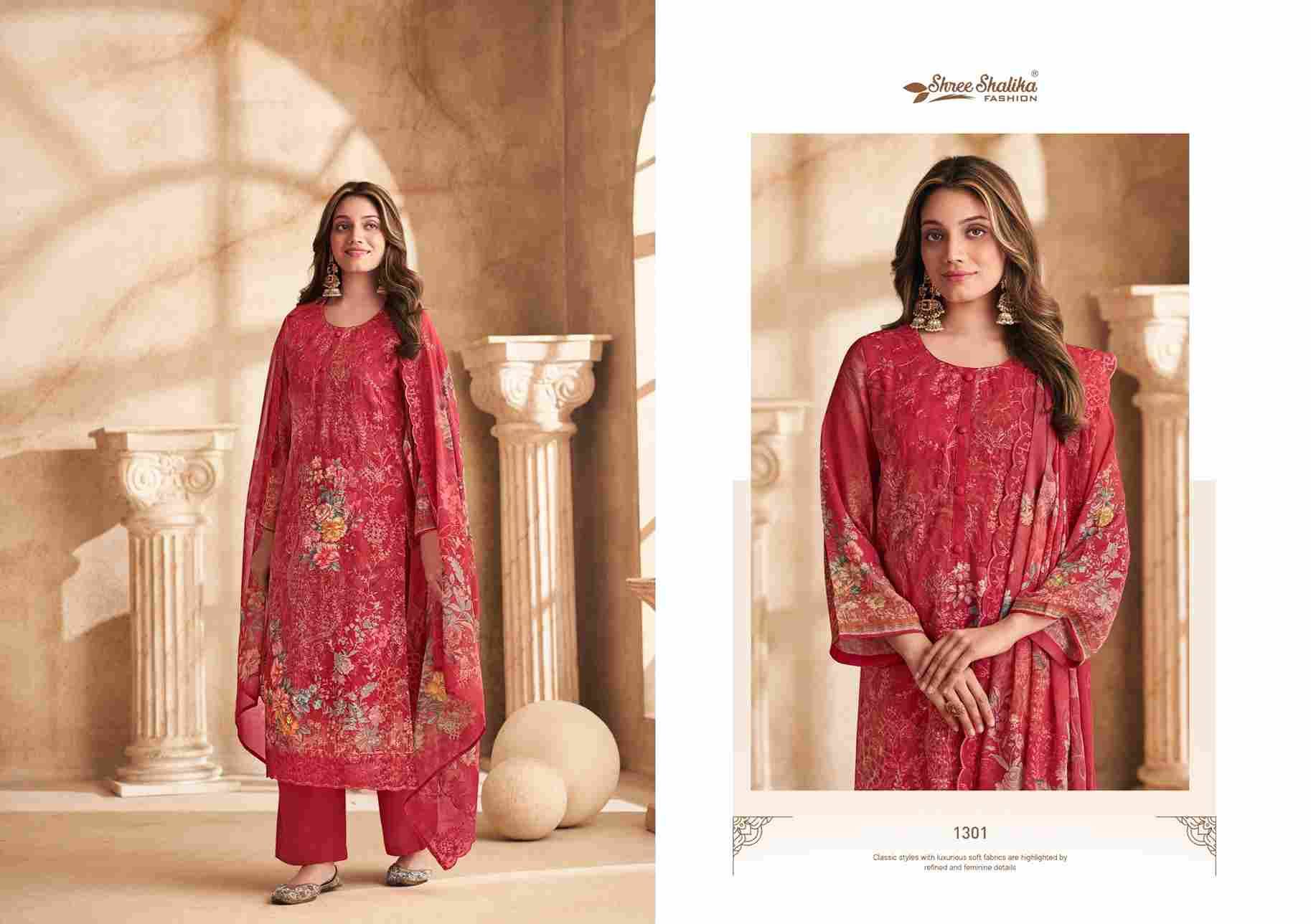 Shalika Vol-113 By Shree Shalika Fashion 1301 To 1306 Series Beautiful Stylish Festive Suits Fancy Colorful Casual Wear & Ethnic Wear & Ready To Wear Georgette Dresses At Wholesale Price