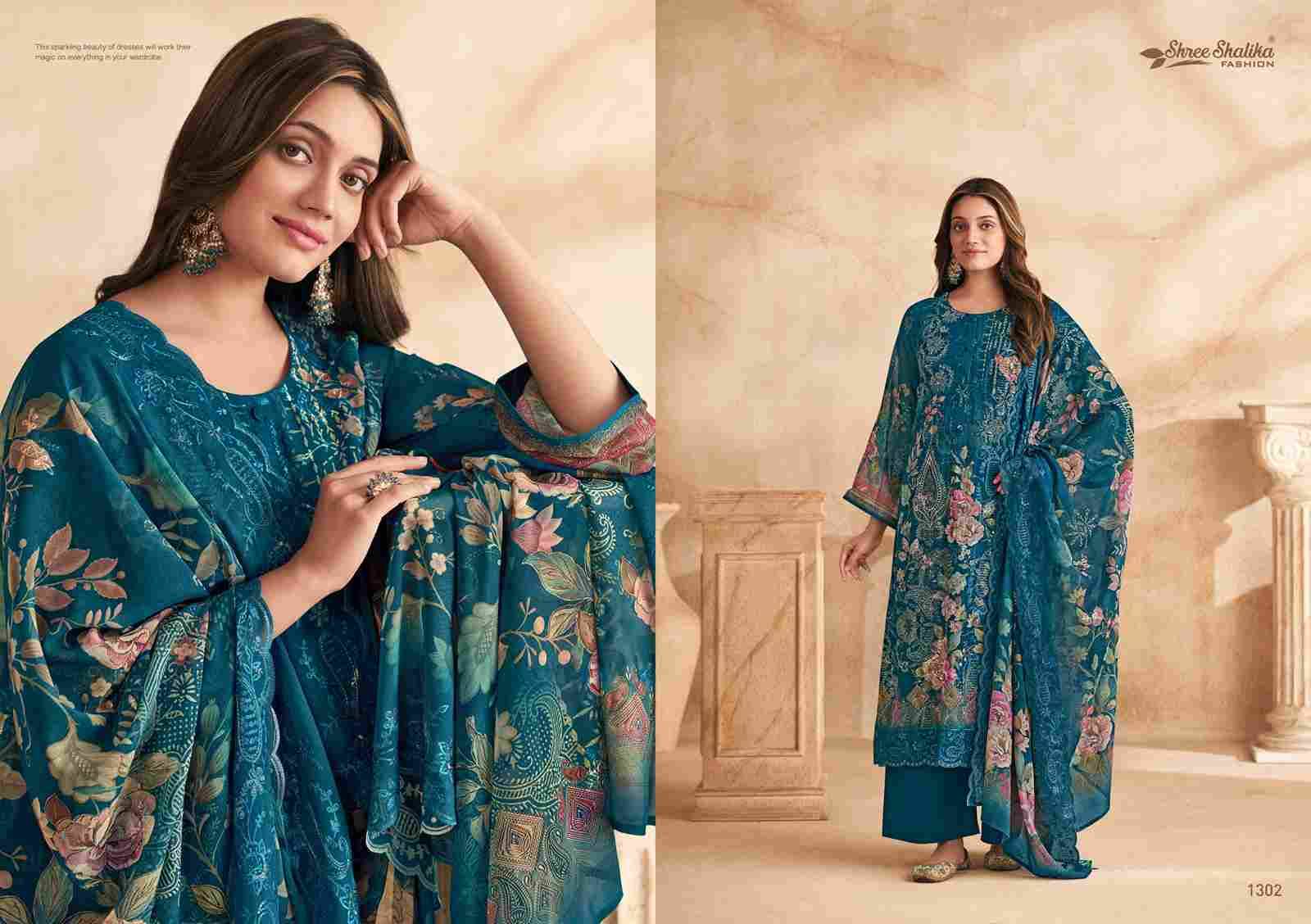 Shalika Vol-113 By Shree Shalika Fashion 1301 To 1306 Series Beautiful Stylish Festive Suits Fancy Colorful Casual Wear & Ethnic Wear & Ready To Wear Georgette Dresses At Wholesale Price