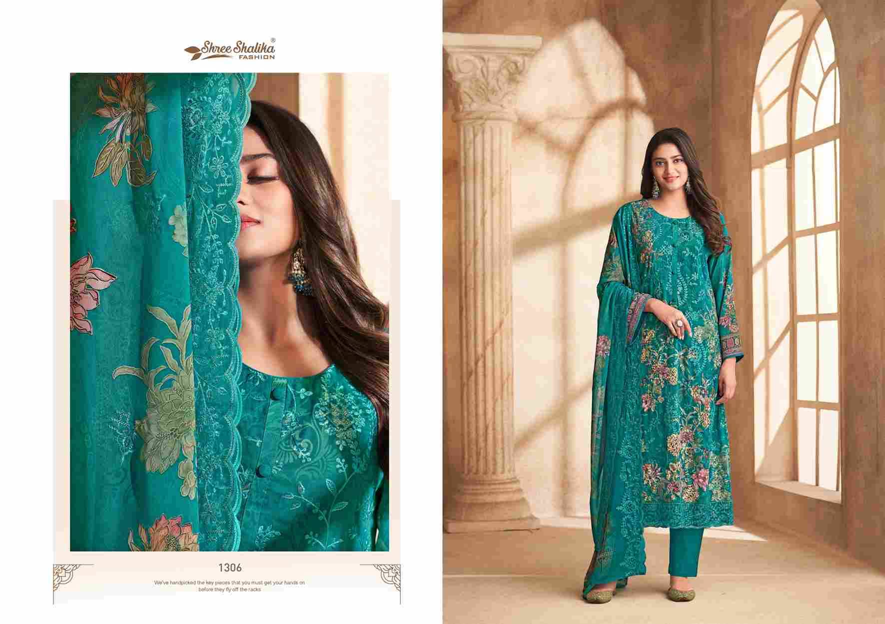 Shalika Vol-113 By Shree Shalika Fashion 1301 To 1306 Series Beautiful Stylish Festive Suits Fancy Colorful Casual Wear & Ethnic Wear & Ready To Wear Georgette Dresses At Wholesale Price