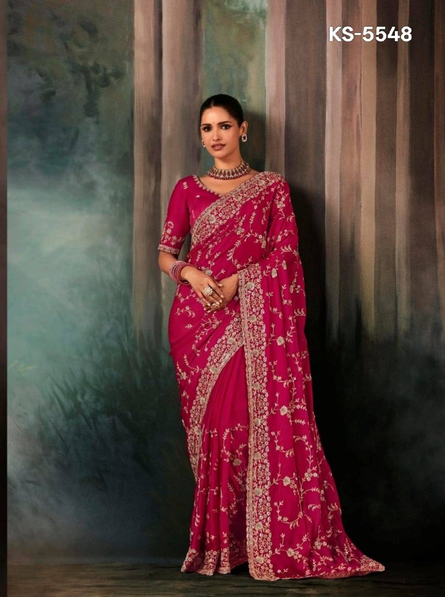 Bridal By Kimora Fashion 5541 To 5551 Series Indian Traditional Wear Collection Beautiful Stylish Fancy Colorful Party Wear & Occasional Wear Fancy Sarees At Wholesale Price