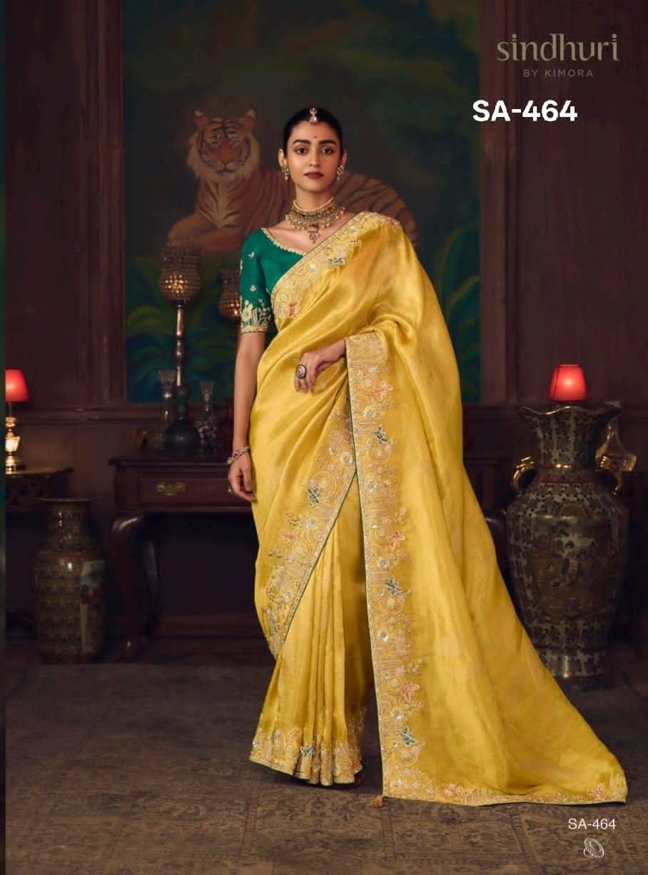 Shagun By Kimora Fashion 461 To 471 Series Indian Traditional Wear Collection Beautiful Stylish Fancy Colorful Party Wear & Occasional Wear Fancy Sarees At Wholesale Price
