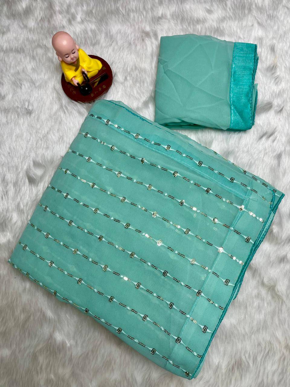 Vs-Vibha By Fashid Wholesale Indian Traditional Wear Collection Beautiful Stylish Fancy Colorful Party Wear & Occasional Wear Heavy Georgette Silk Sarees At Wholesale Price