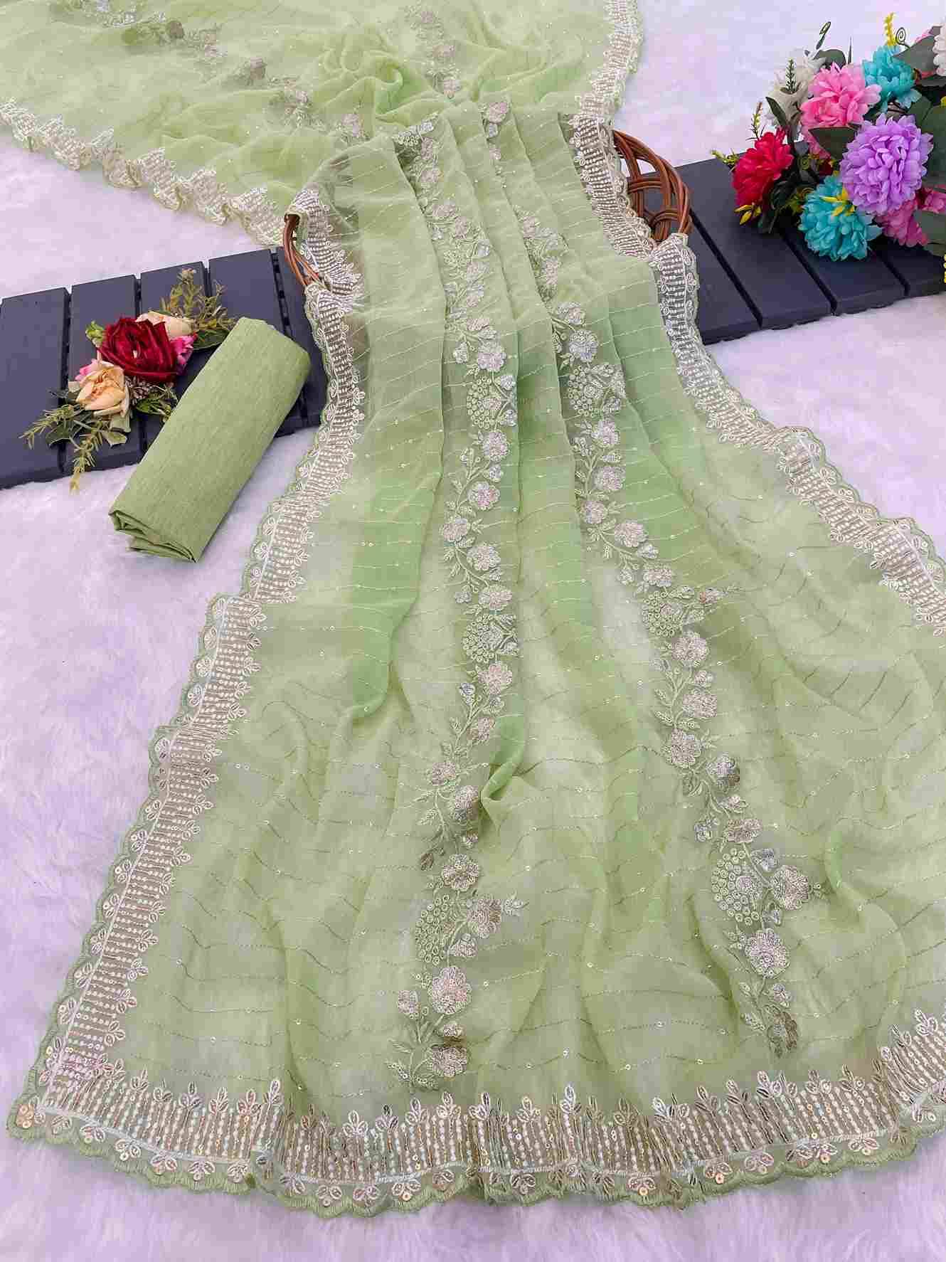 Vs-Ankita By Fashid Wholesale 01 To 04 Series Indian Traditional Wear Collection Beautiful Stylish Fancy Colorful Party Wear & Occasional Wear Soft Crunchy Silk Georgette Sarees At Wholesale Price