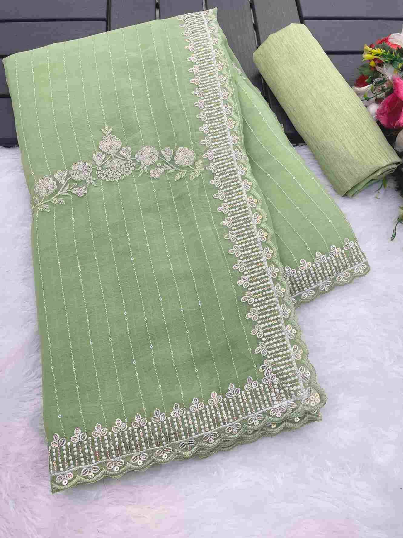 Vs-Ankita By Fashid Wholesale 01 To 04 Series Indian Traditional Wear Collection Beautiful Stylish Fancy Colorful Party Wear & Occasional Wear Soft Crunchy Silk Georgette Sarees At Wholesale Price