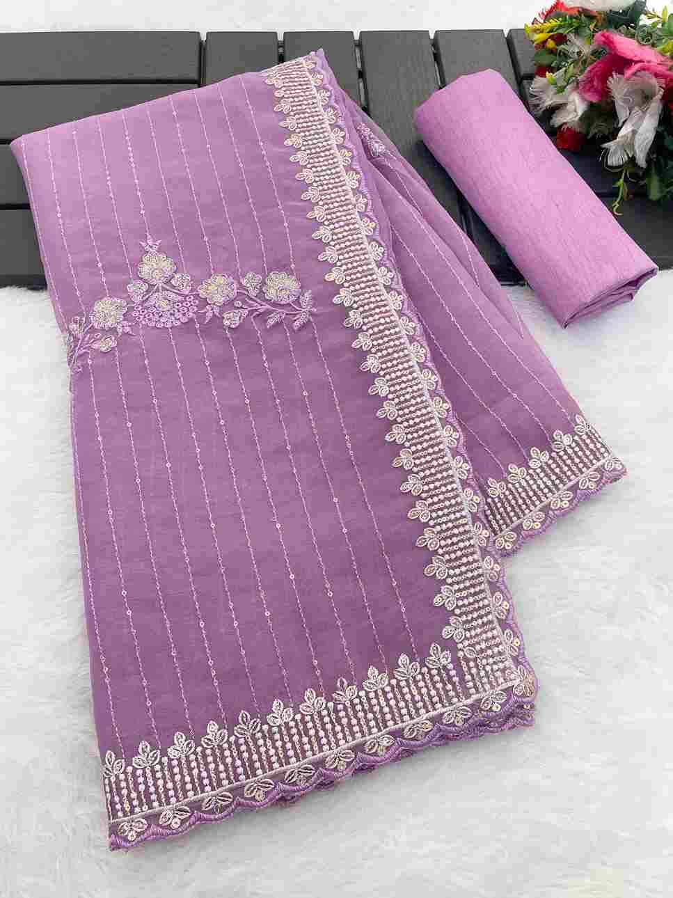 Vs-Ankita By Fashid Wholesale 01 To 04 Series Indian Traditional Wear Collection Beautiful Stylish Fancy Colorful Party Wear & Occasional Wear Soft Crunchy Silk Georgette Sarees At Wholesale Price