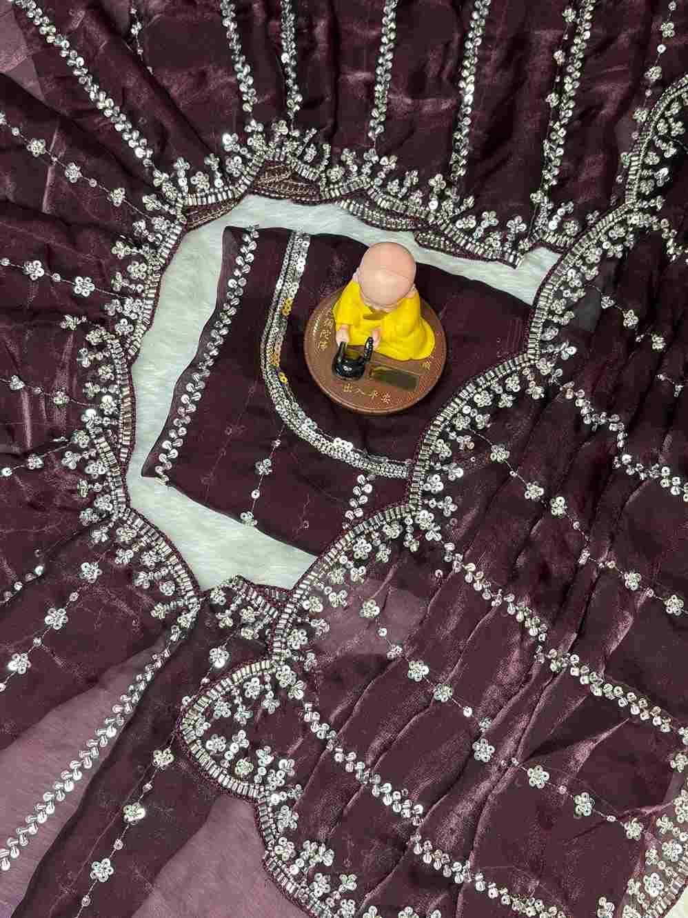 Vs-Vishva By Fashid Wholesale 01 To 10 Series Designer Suits Collection Beautiful Stylish Fancy Colorful Party Wear & Occasional Wear Fandy Satin Sarees At Wholesale Price