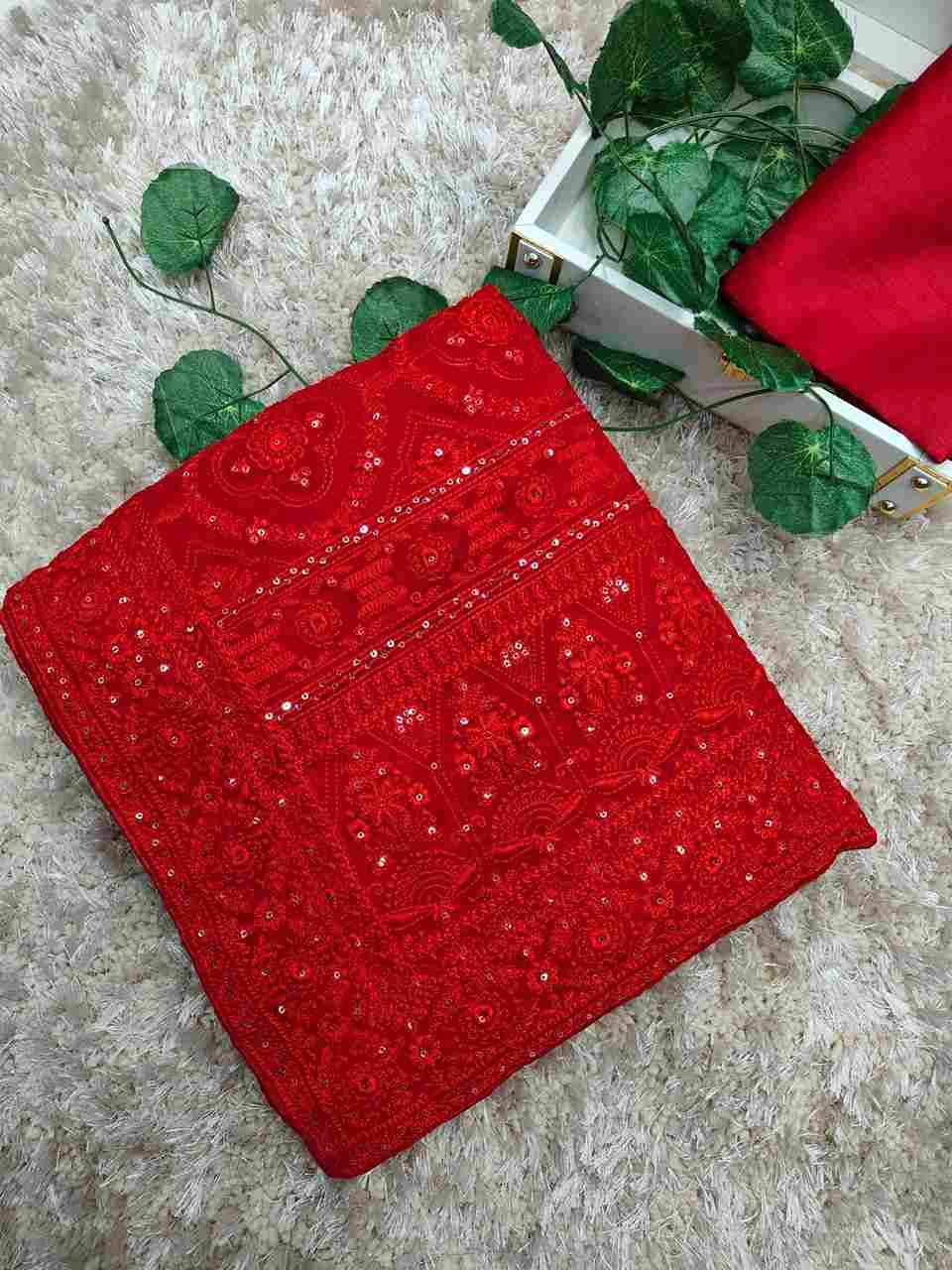 Vs-Sonam By Fashid Wholesale Indian Traditional Wear Collection Beautiful Stylish Fancy Colorful Party Wear & Occasional Wear Faux Georgette Sarees At Wholesale Price